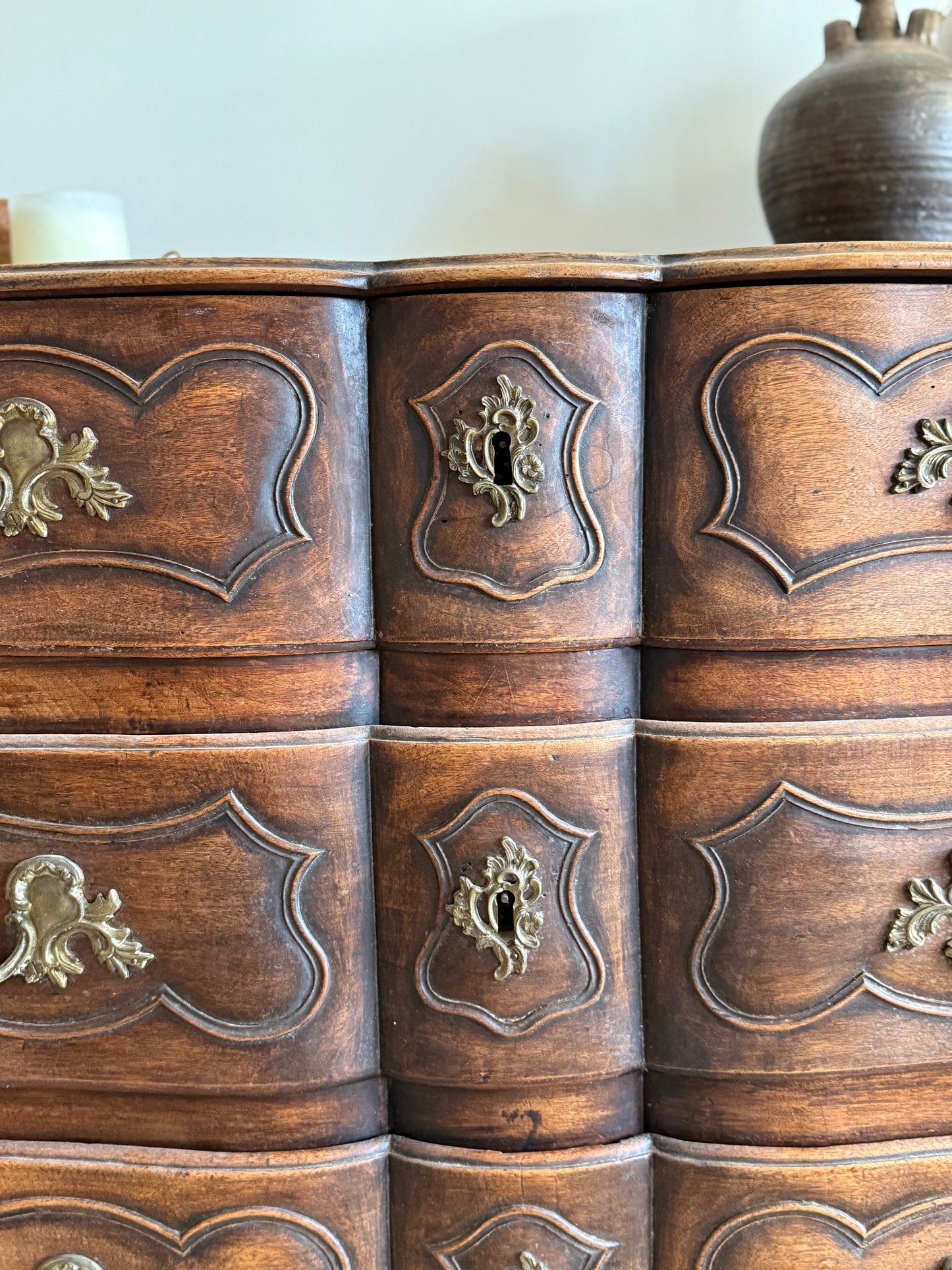 Antique French Walnut Chest of Drawers/Dresser