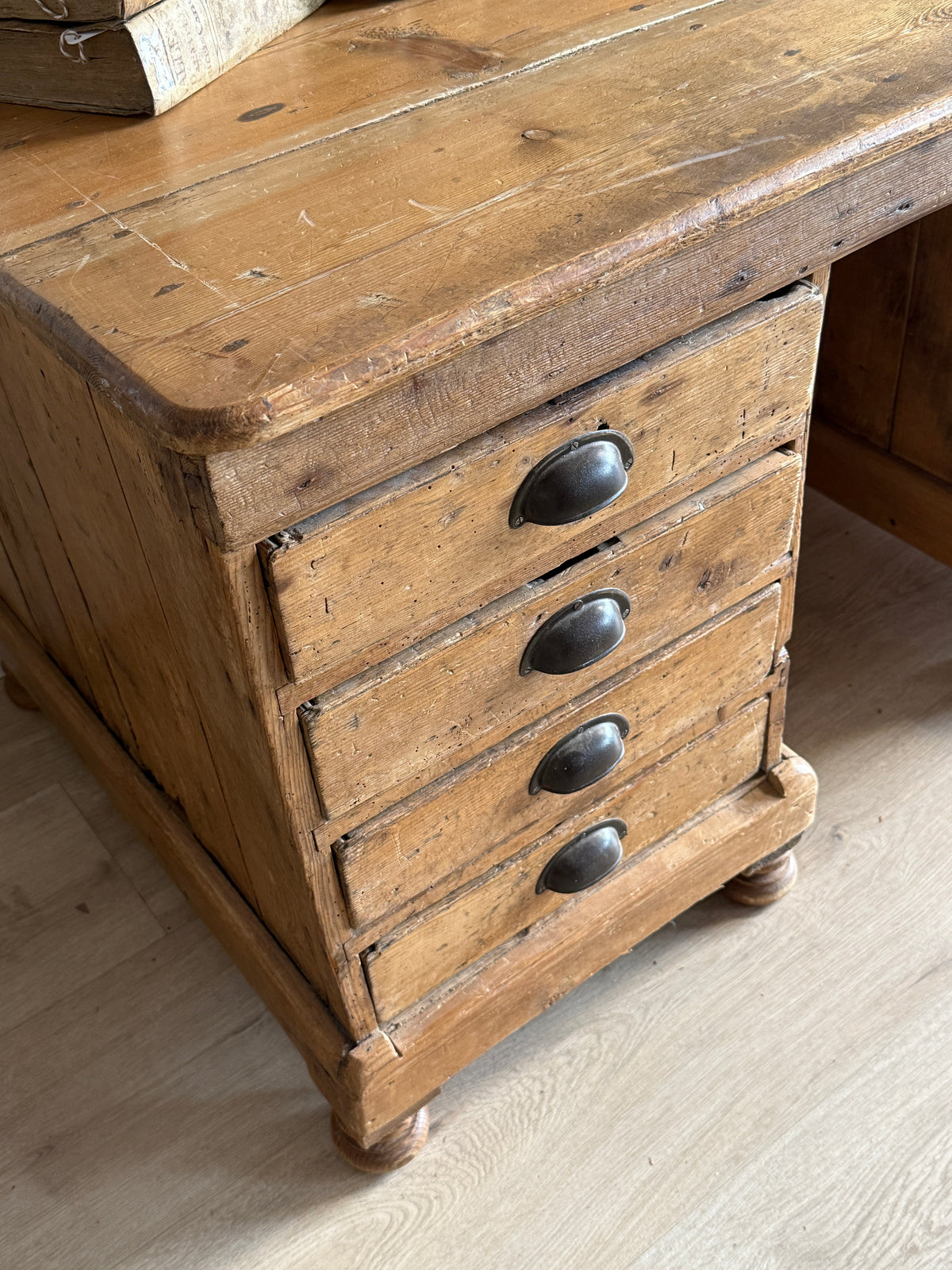 Antique English Pine Desk