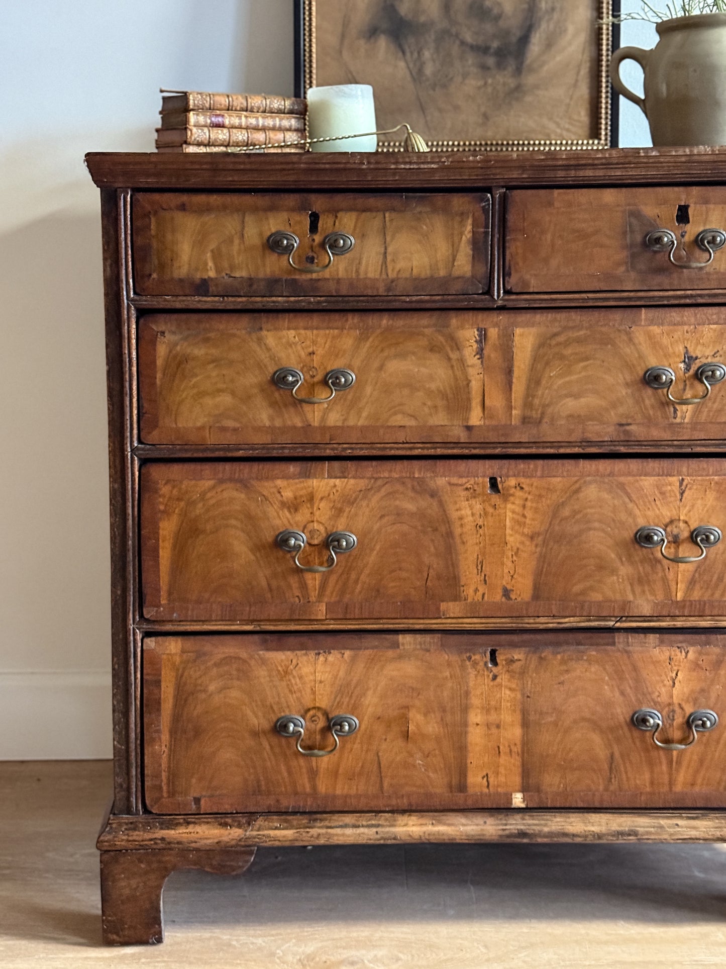 18th Century English Walnut Chest of Drawers