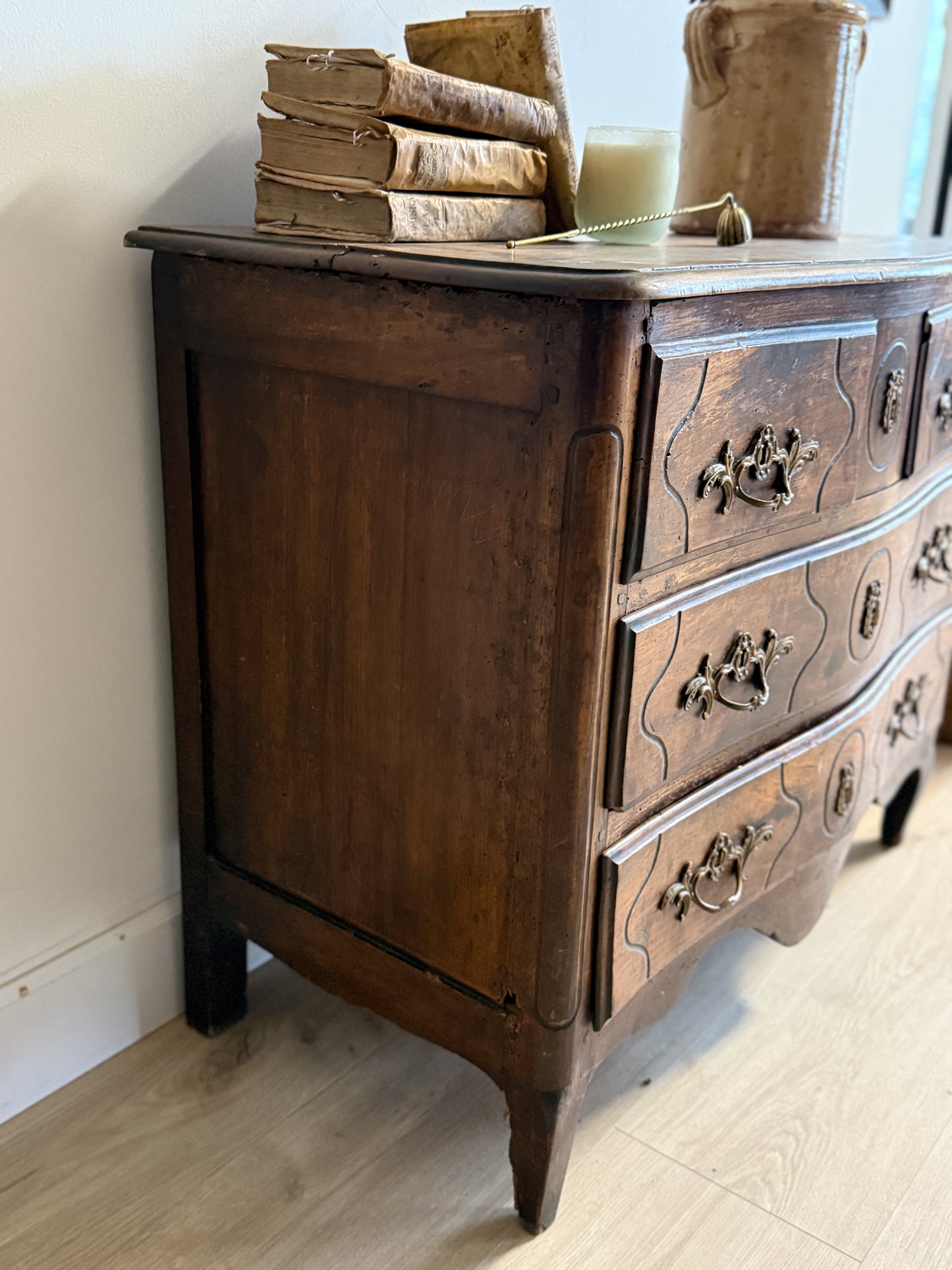 18th c. French Walnut Dresser