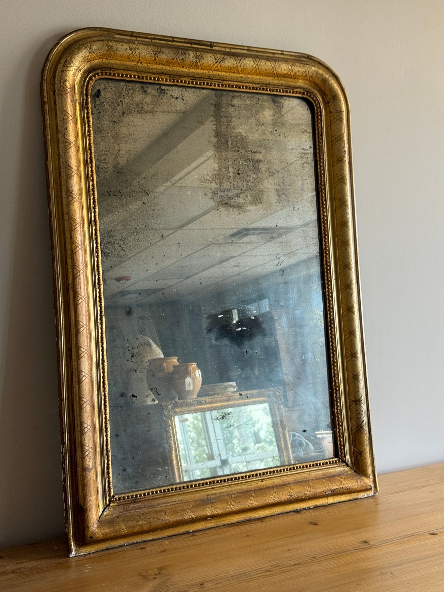 Antique French Louis Philippe Mirror
