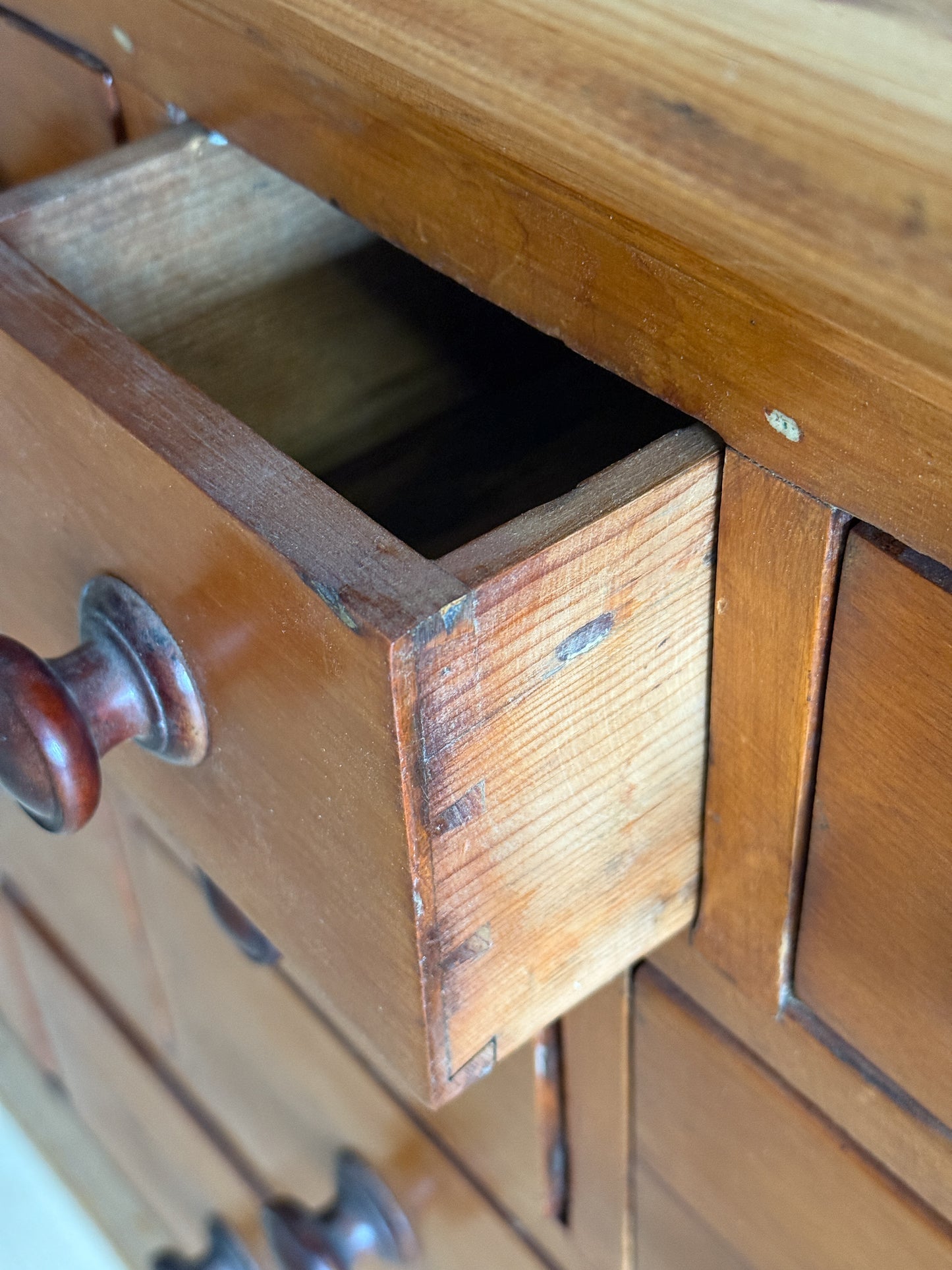 Antique English Apothecary Cabinet/Sideboard