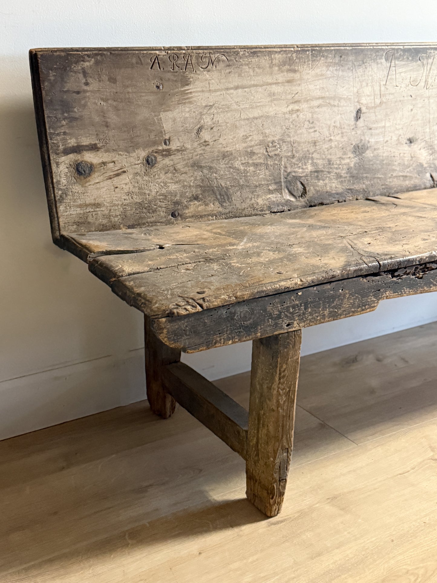 18th c. Spanish Catalan Bench