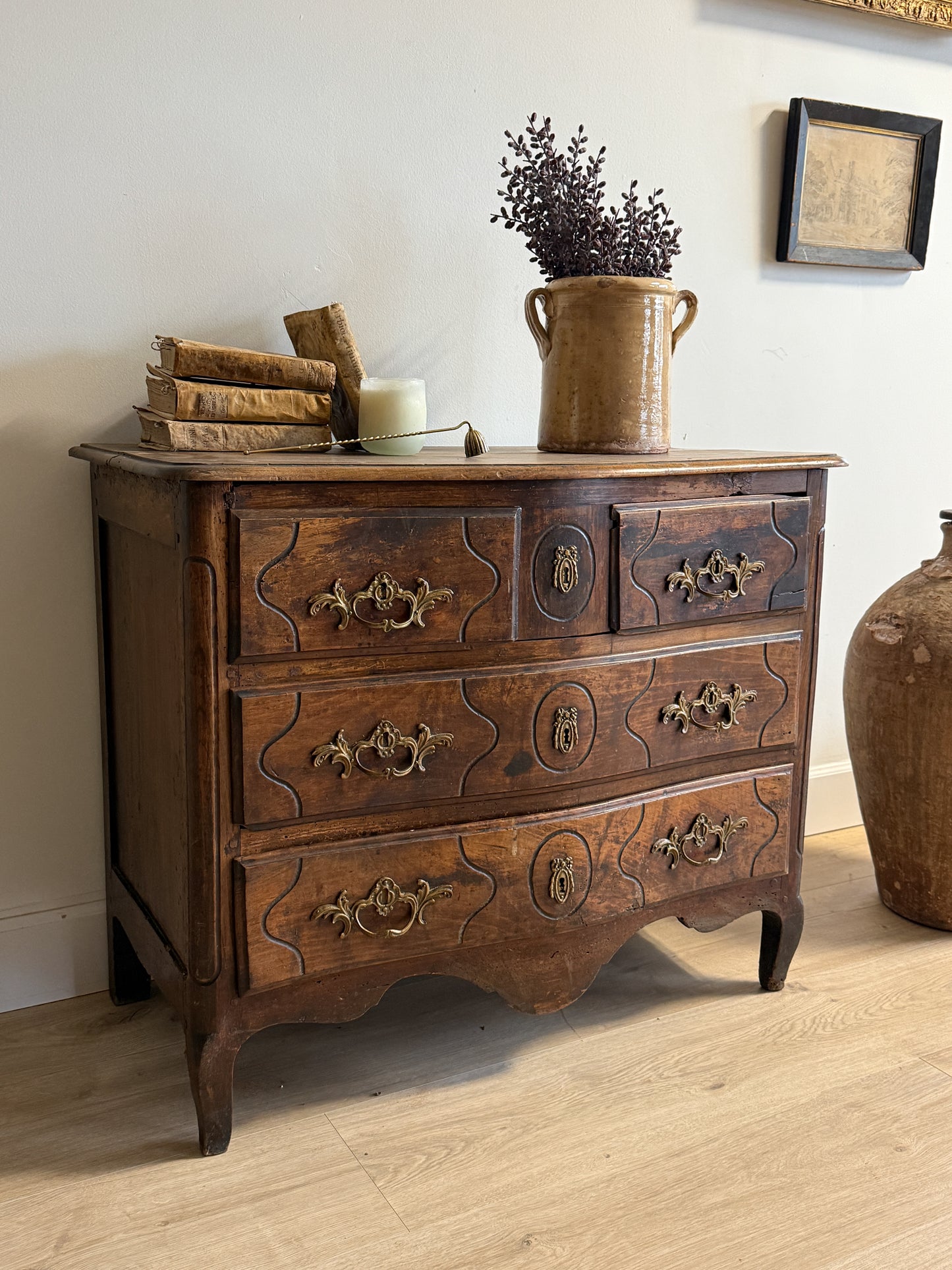 18th c. French Walnut Dresser