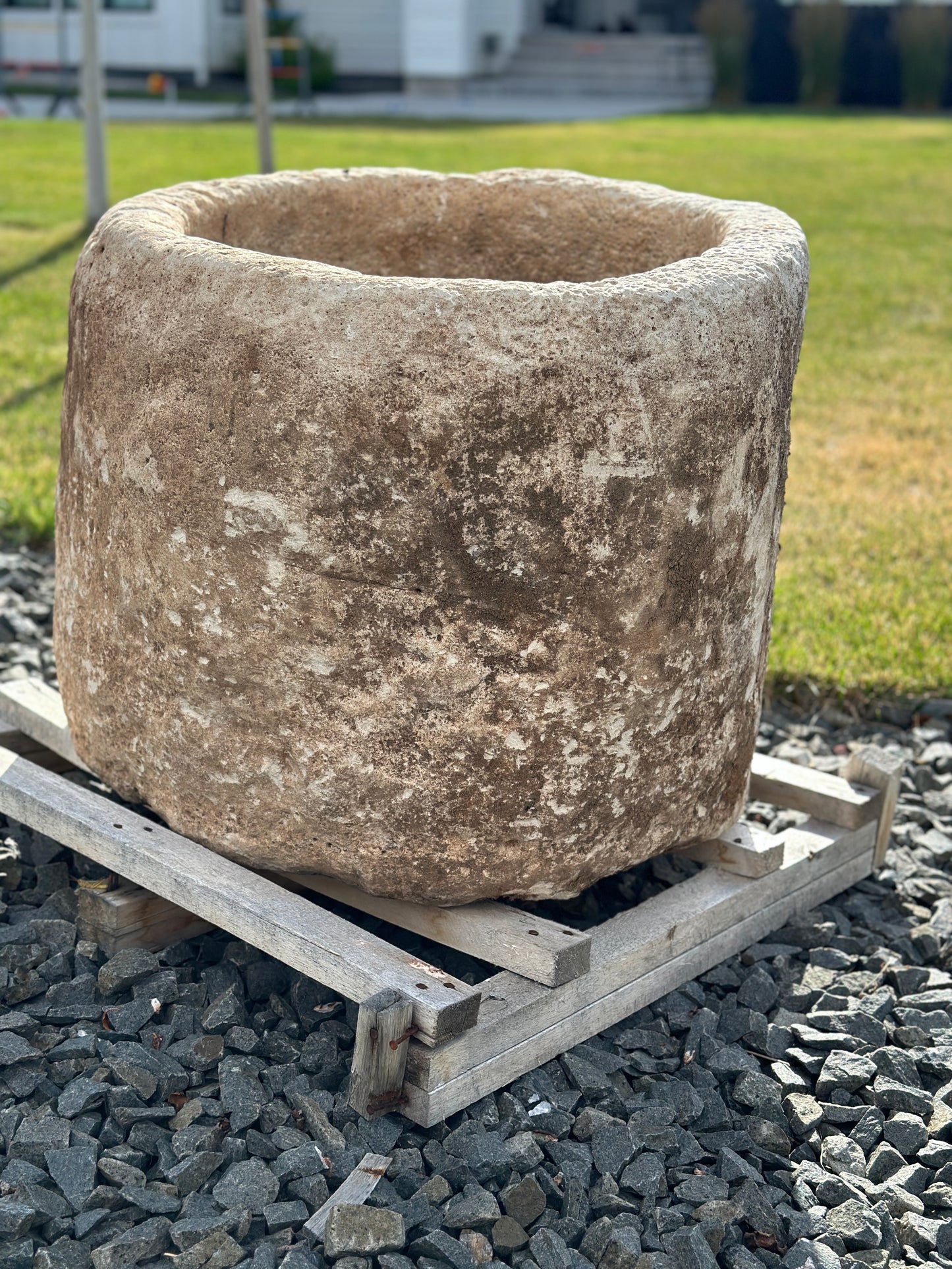 Large Antique Limestone Troughs/Planters