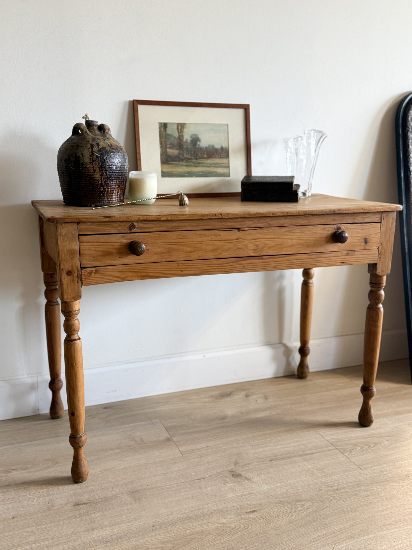 Antique English Victorian Desk/Hall Table