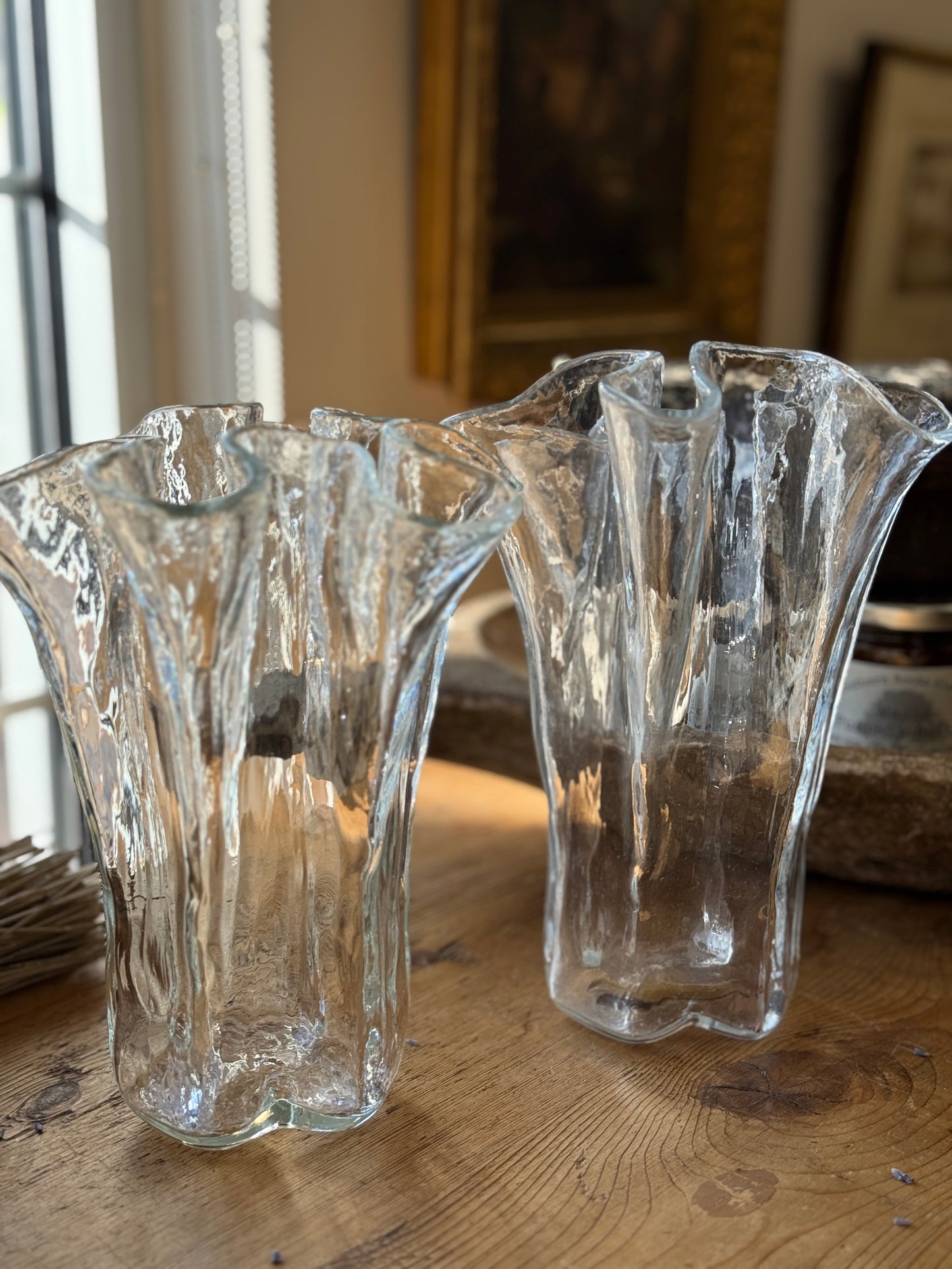 Vintage Hand Blown Finnish Vases