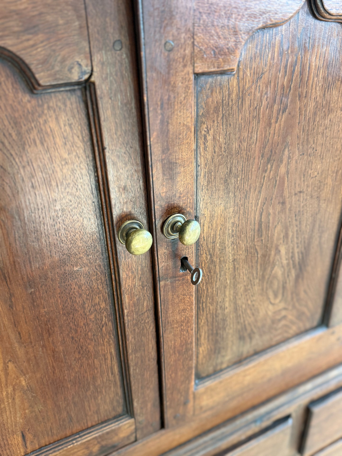 Early 19th Century English Oak Stable Cabinet/Hutch
