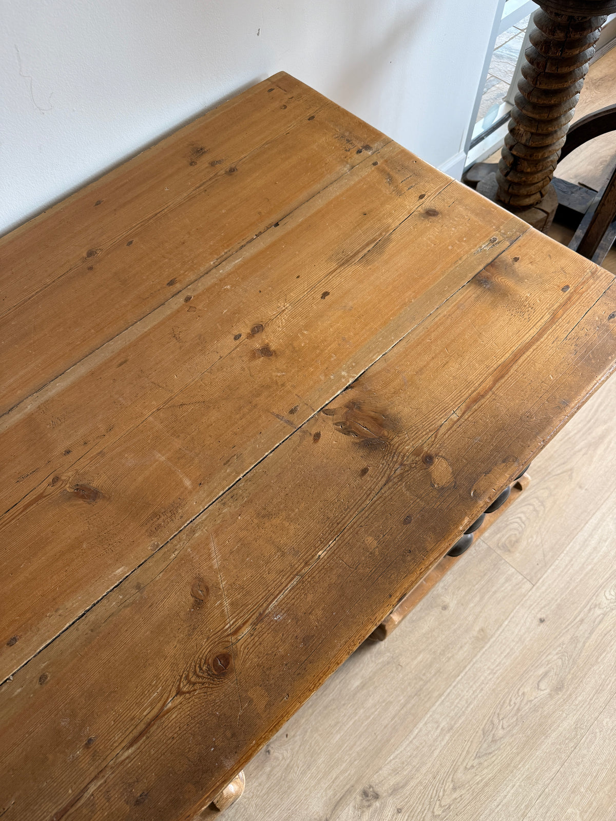 Antique English Pine Desk