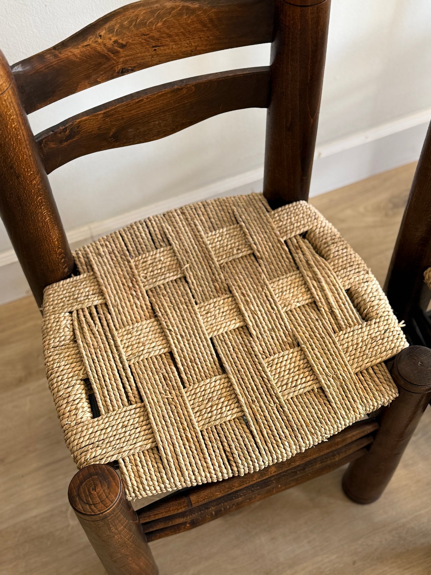 Rare Set of Four Charles Dudouyt Chairs