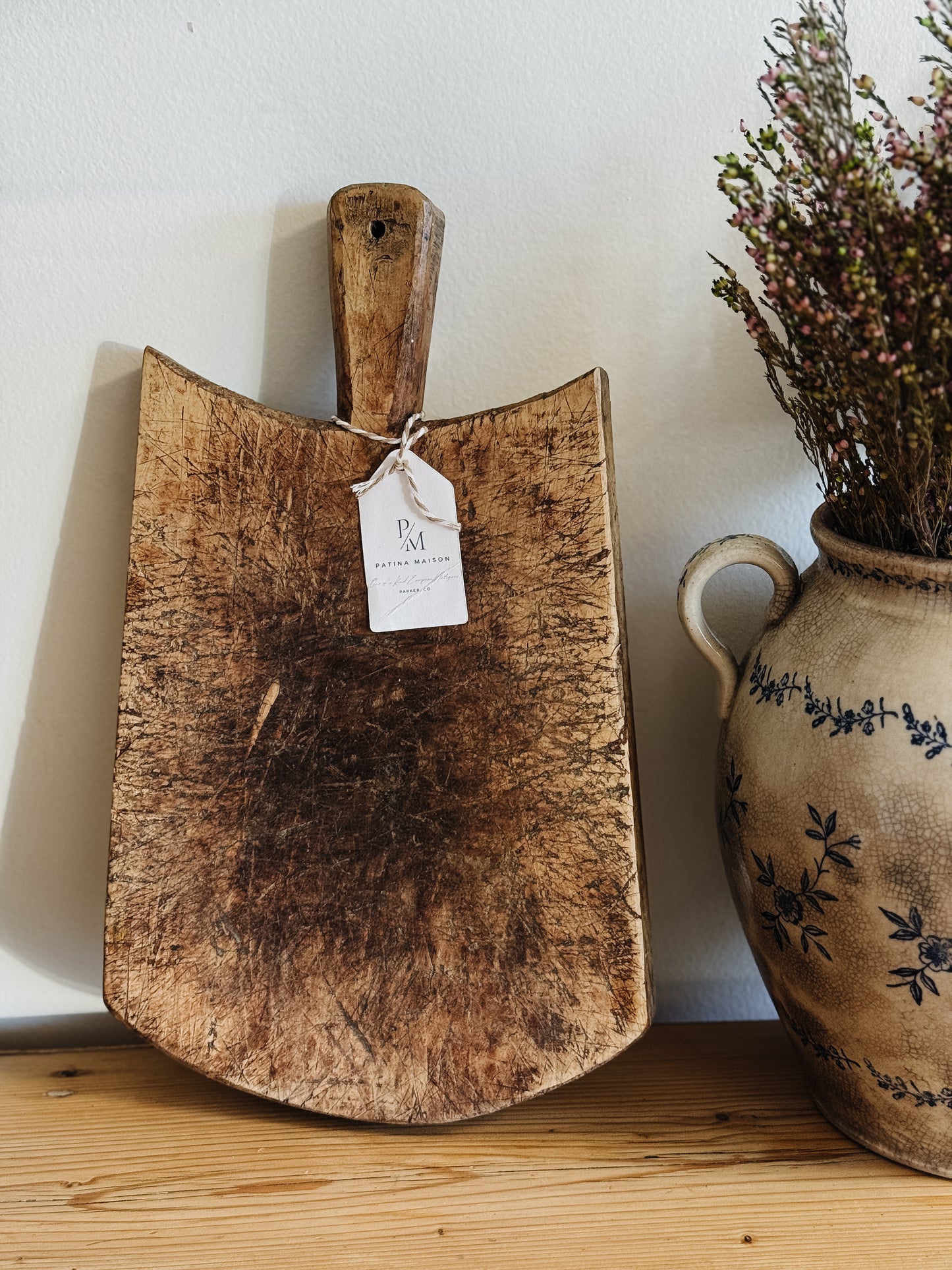 Antique Chunky French Bread Board