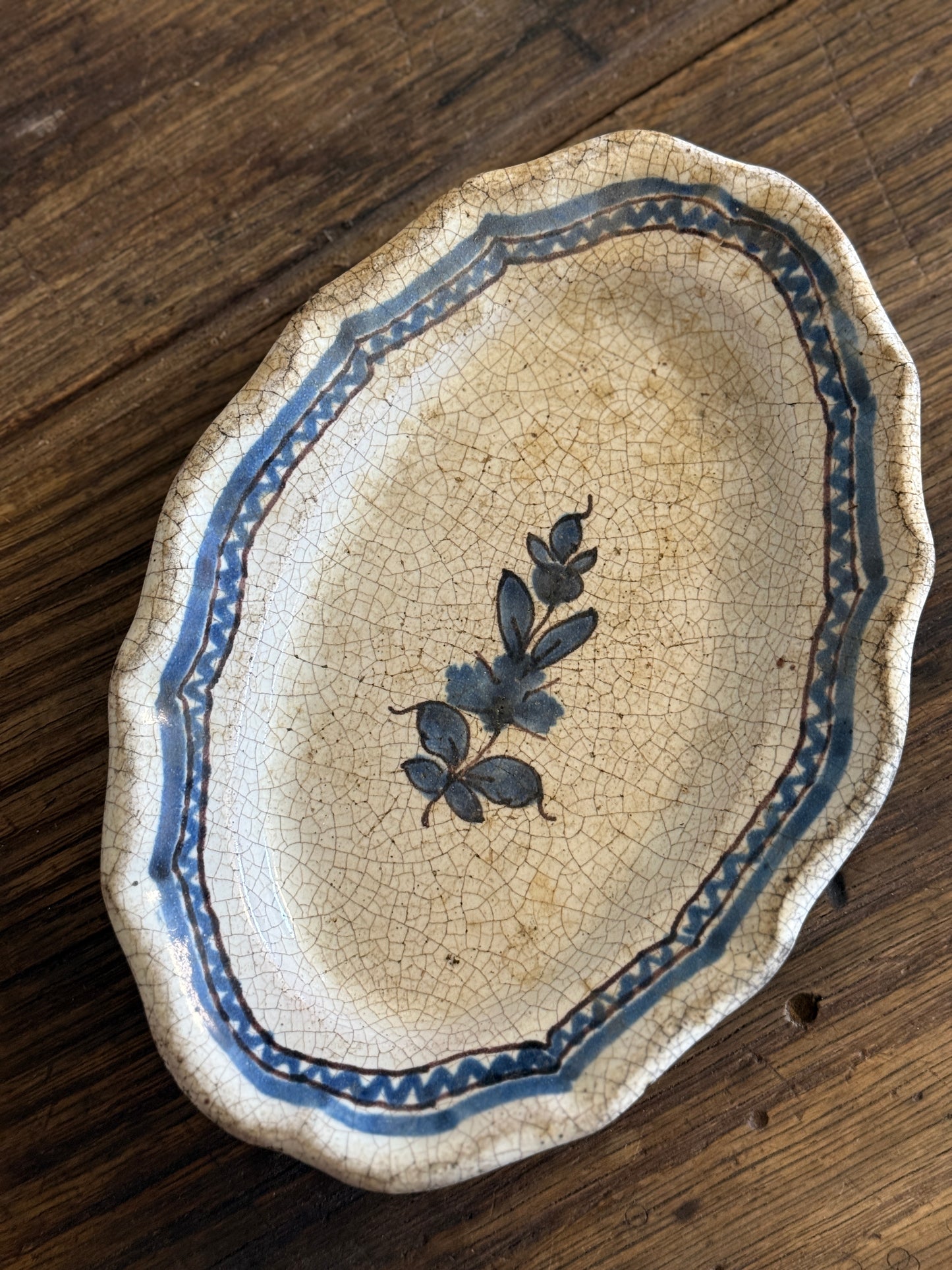 Rare 18th c. French Rouen Plates - Forges Les Eaux