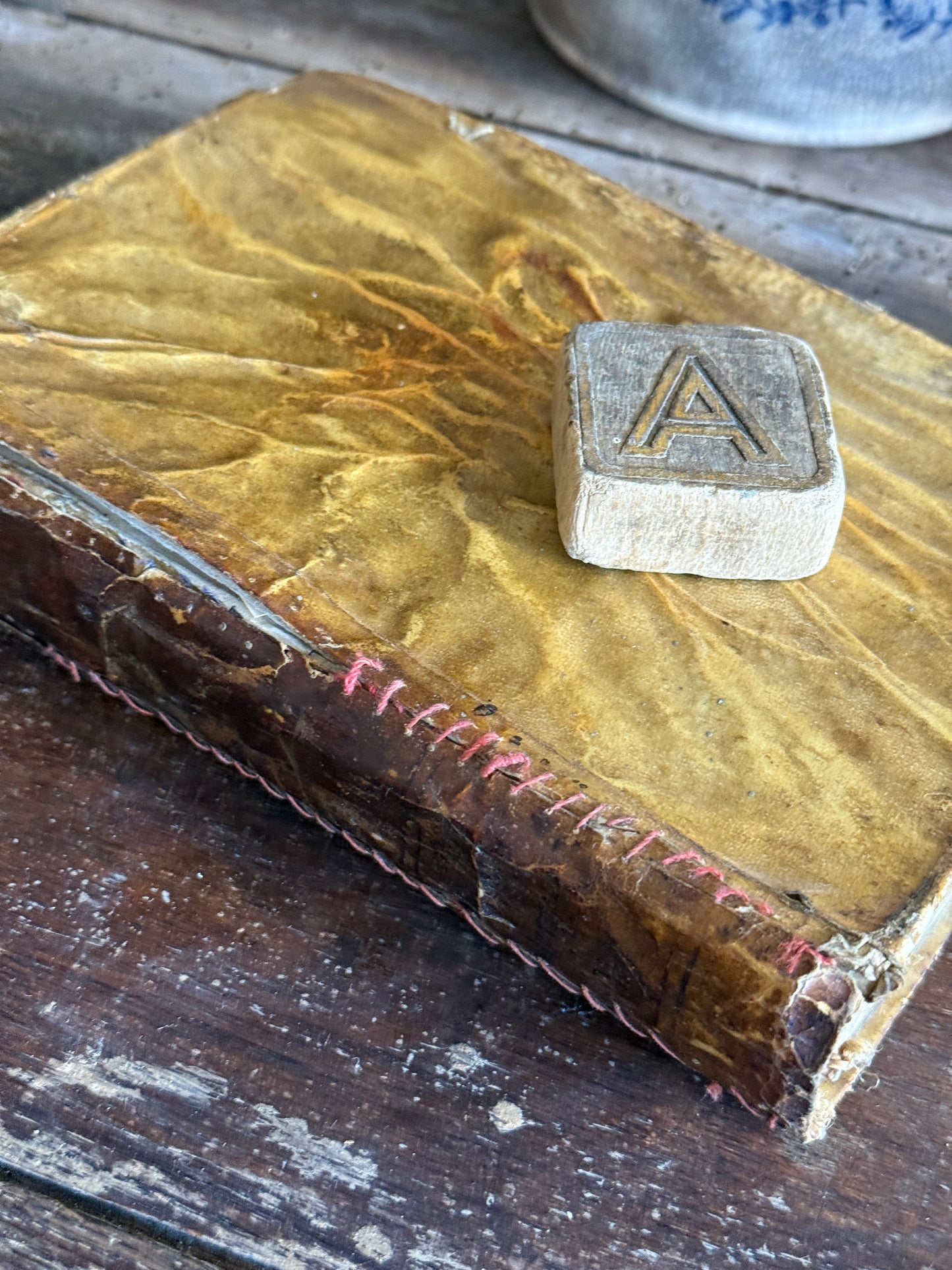 Rare Antique 18th Century Spanish Vellum Books