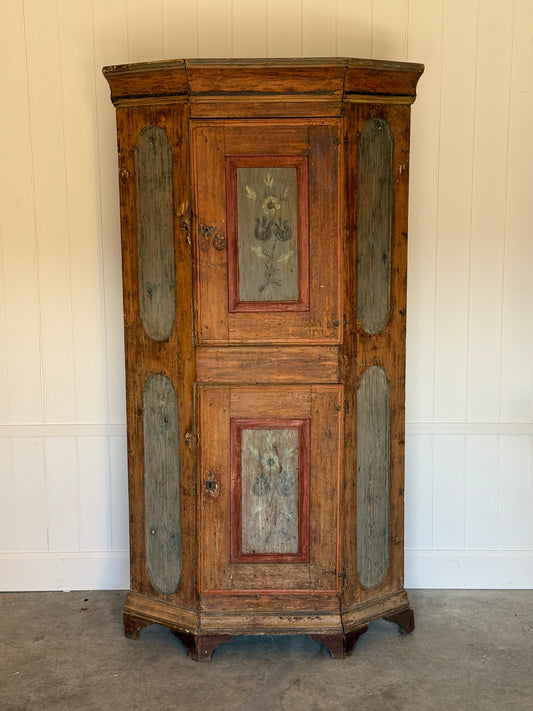 Swedish Painted Cupboard, c.1745