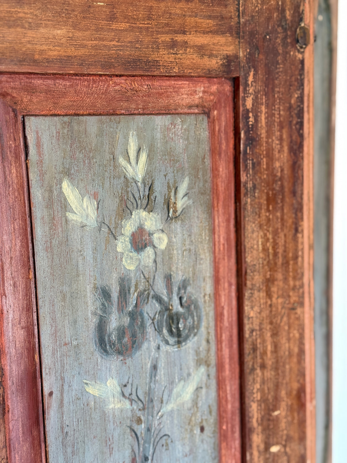 Swedish Painted Cupboard, c.1745