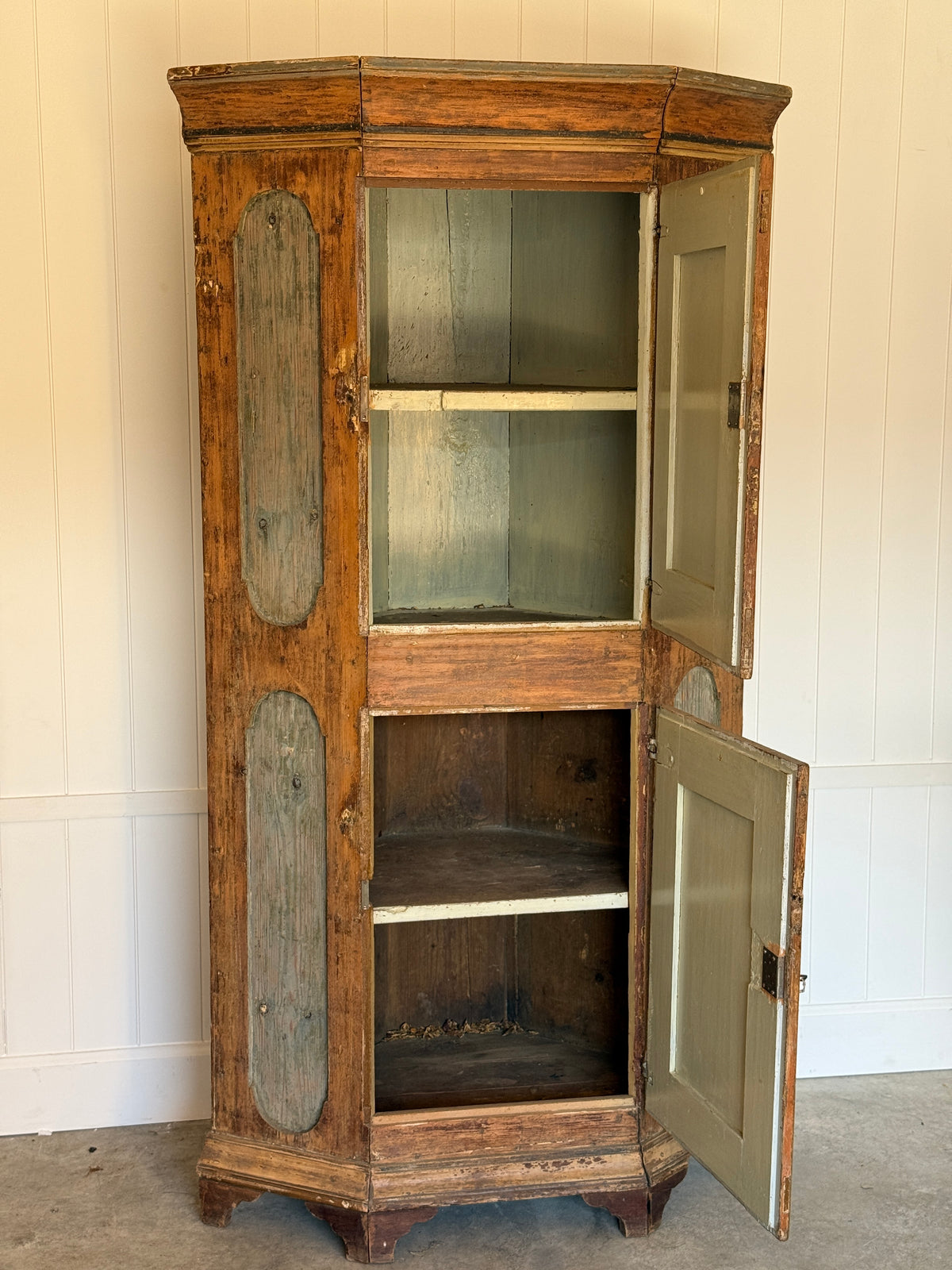 Swedish Painted Cupboard, c.1745
