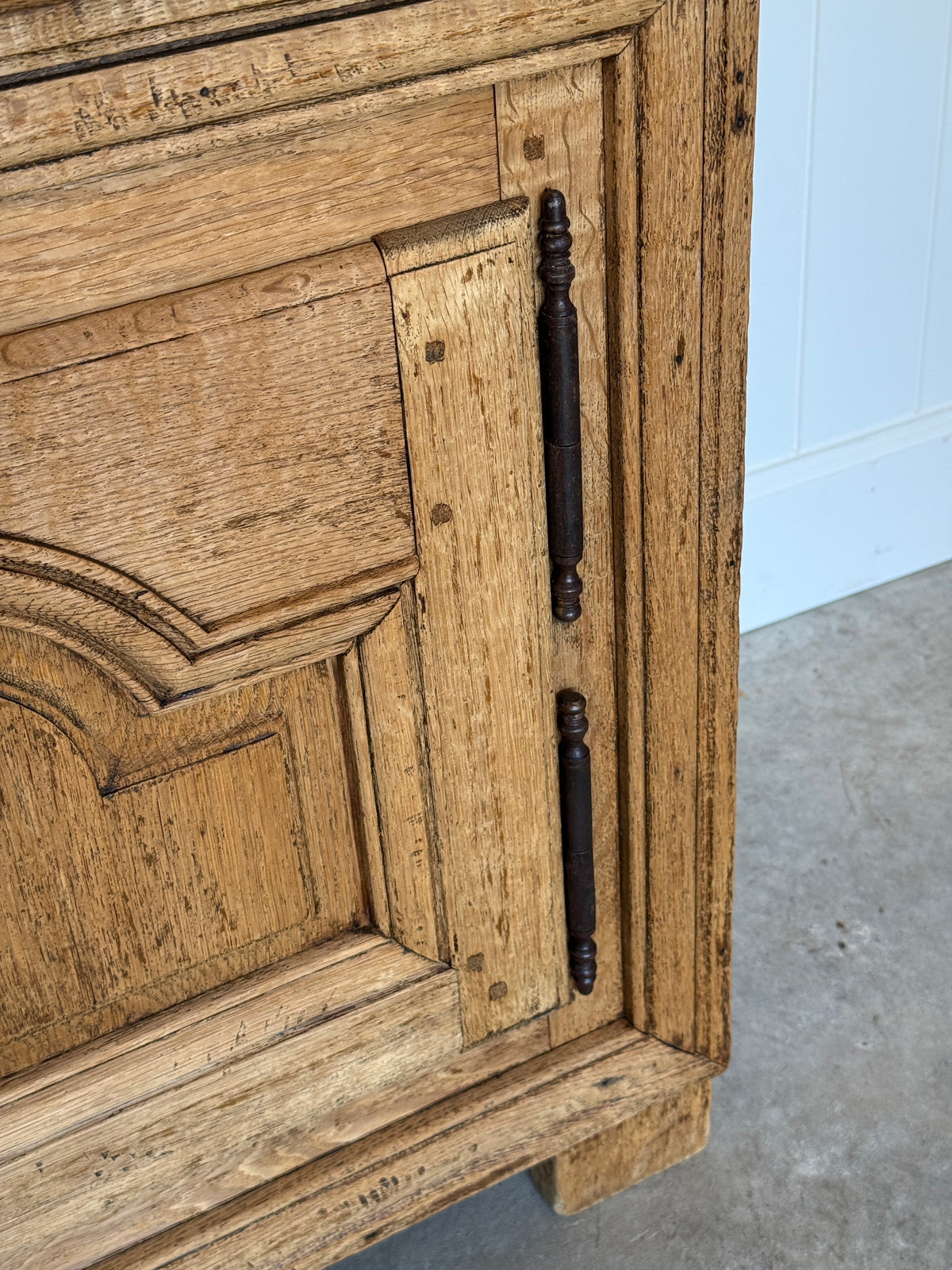 Antique French Oak Side Cabinet