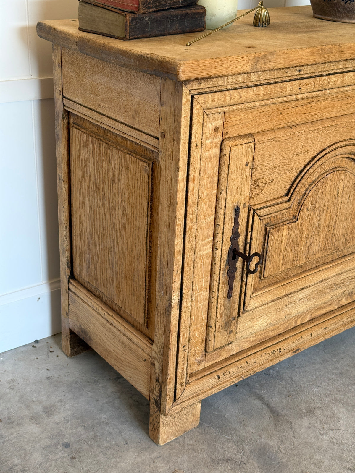 Antique French Oak Side Cabinet