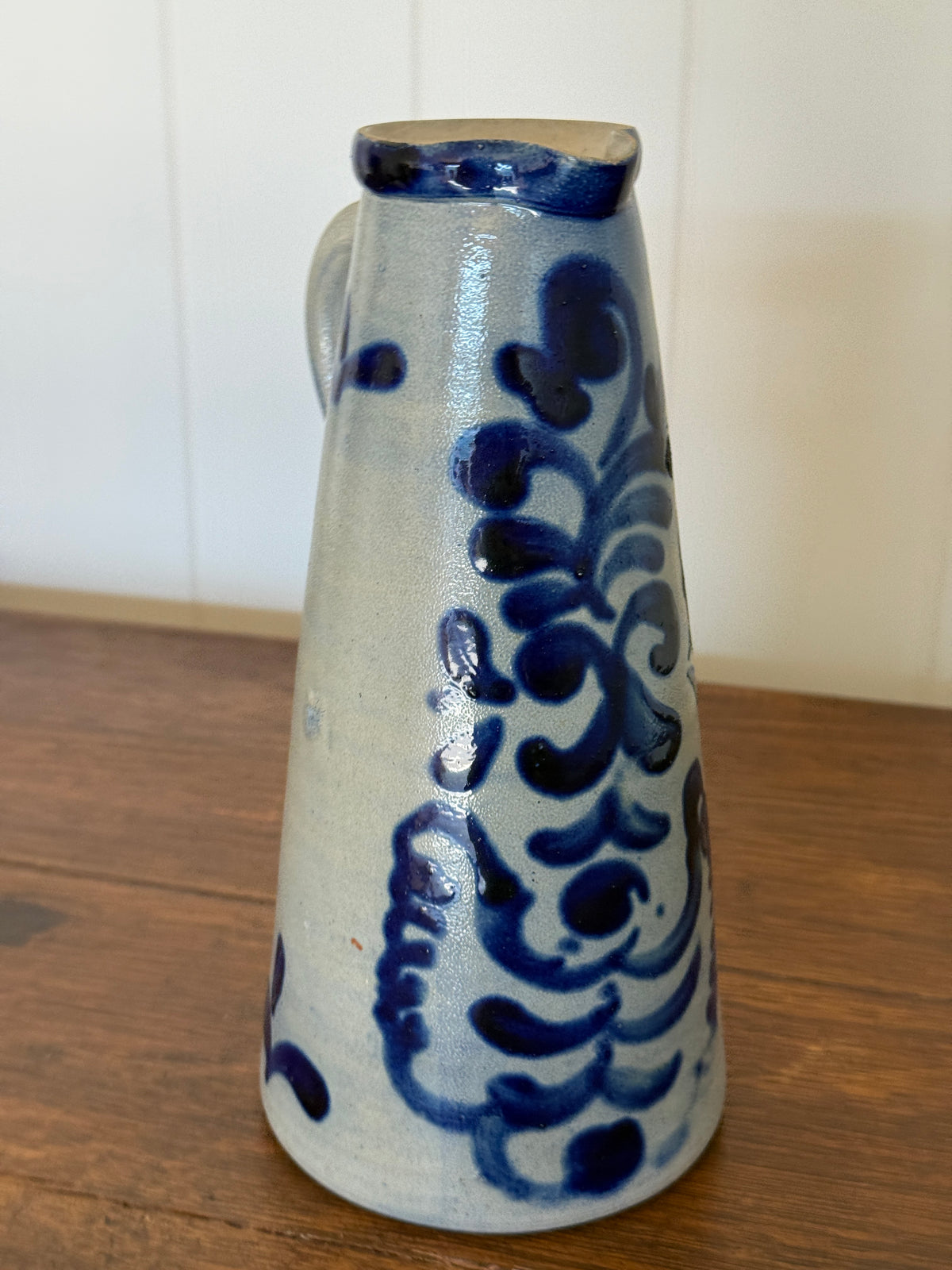 19th Century German Salt Glaze Pitcher