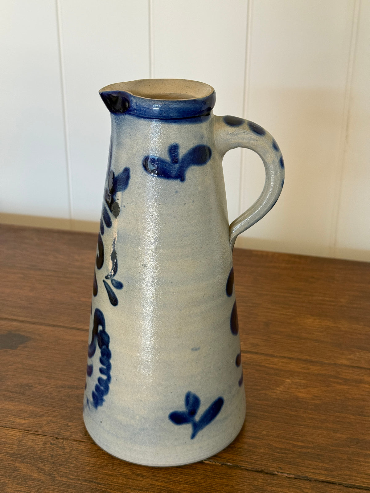 19th Century German Salt Glaze Pitcher