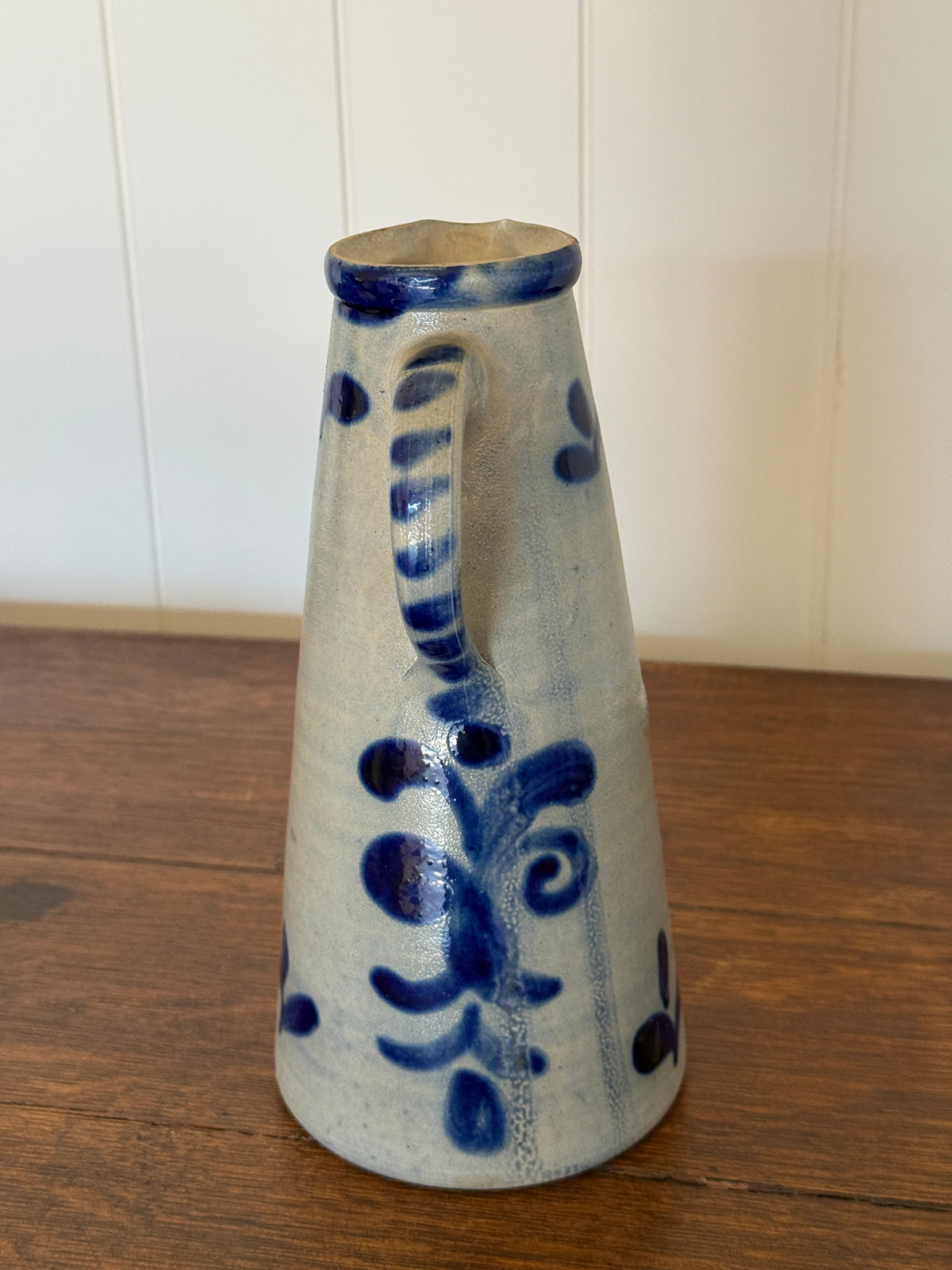 19th Century German Salt Glaze Pitcher