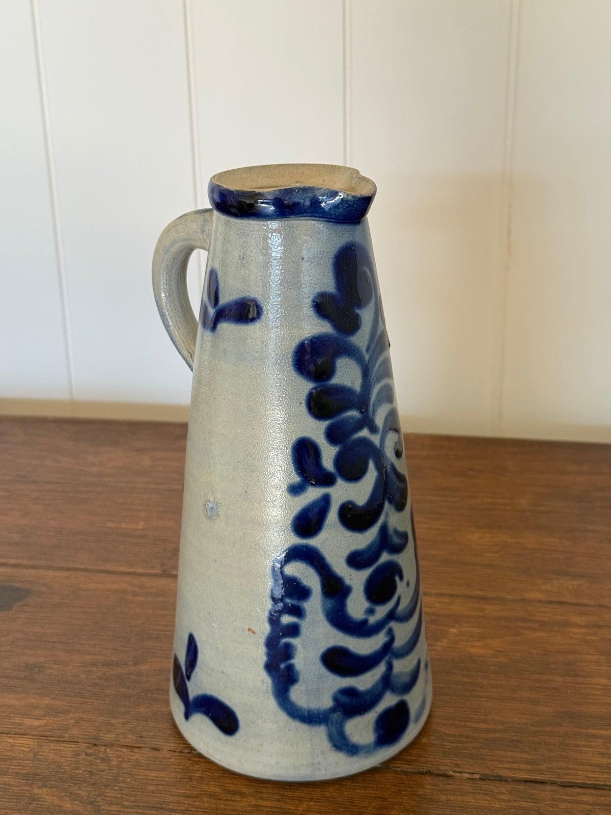 19th Century German Salt Glaze Pitcher
