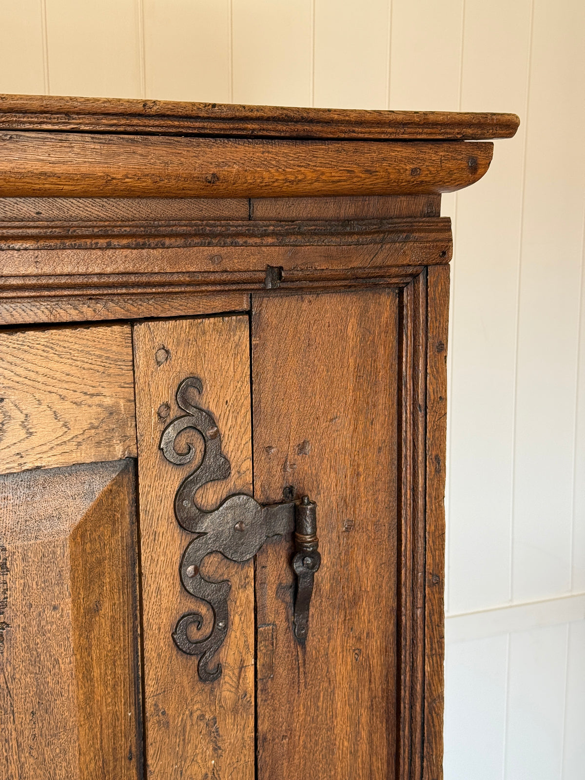 17th Century Dutch Oak Single Door Cabinet