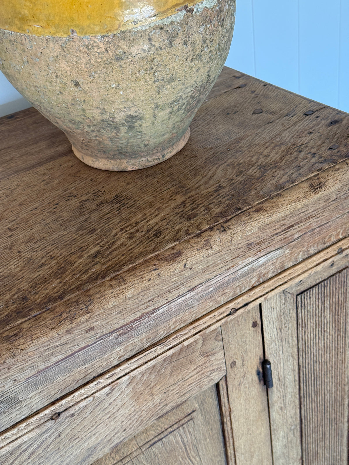 Tall 18th Century German Oak Sideboard