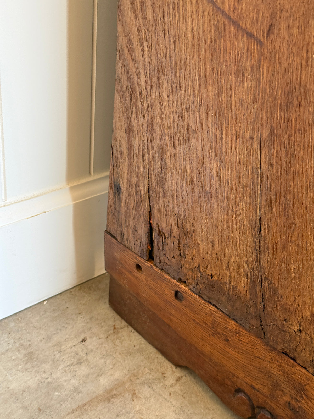 Tall 18th Century German Oak Sideboard