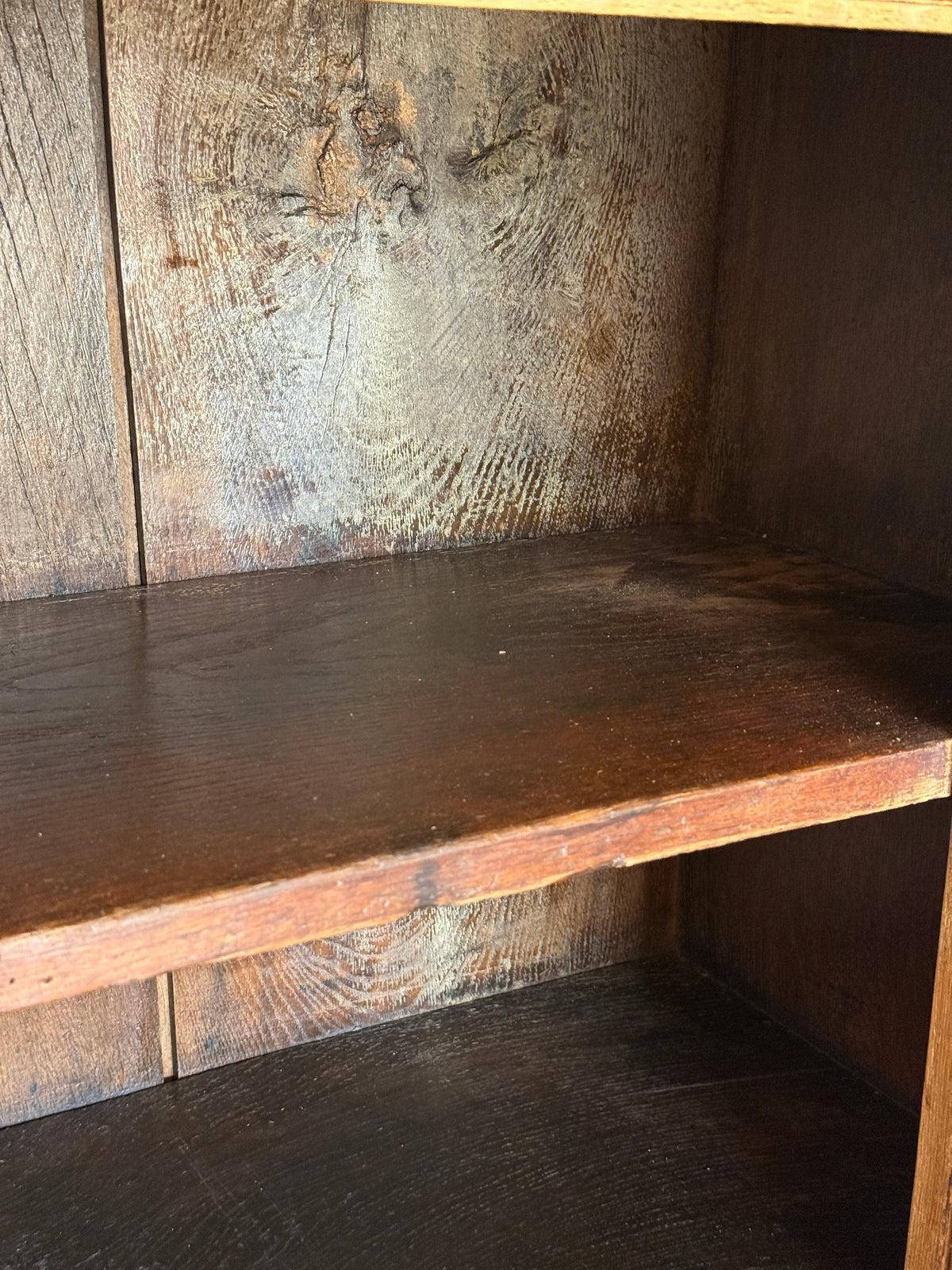 Tall 18th Century German Oak Sideboard