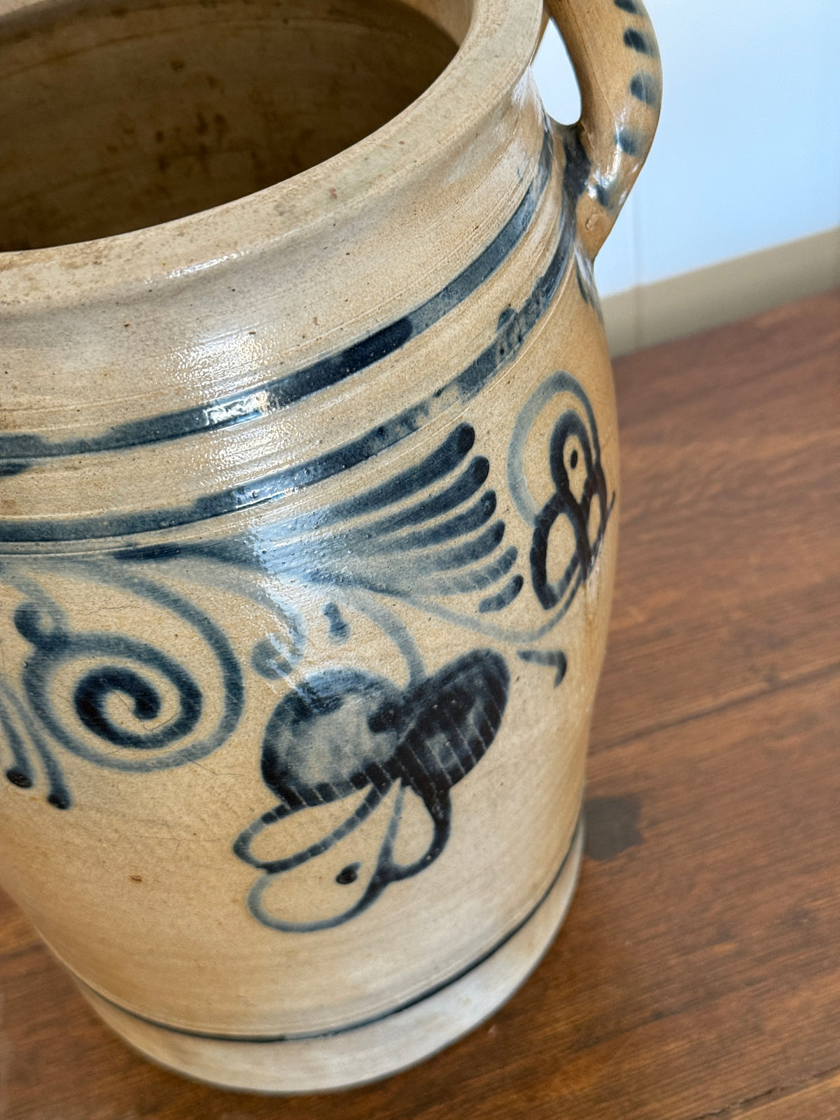 19th Century German Salt Glaze Crock