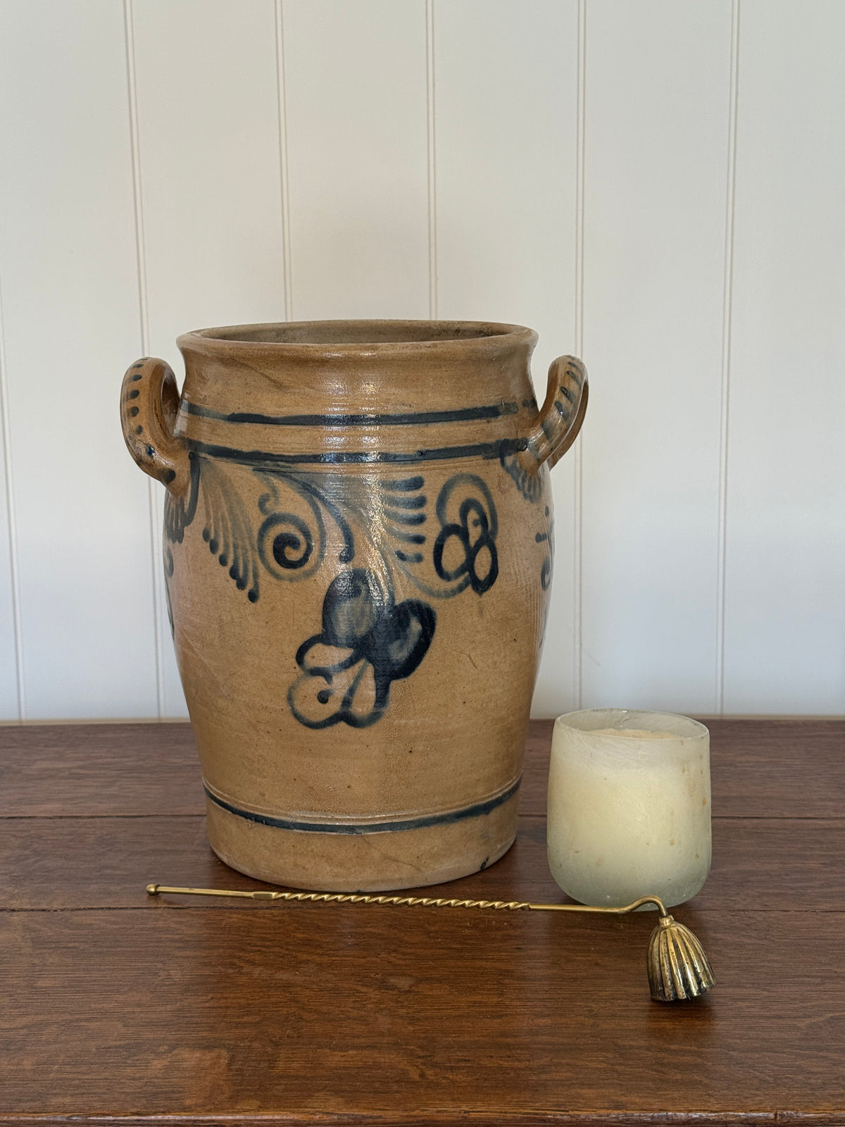 19th Century German Salt Glaze Crock