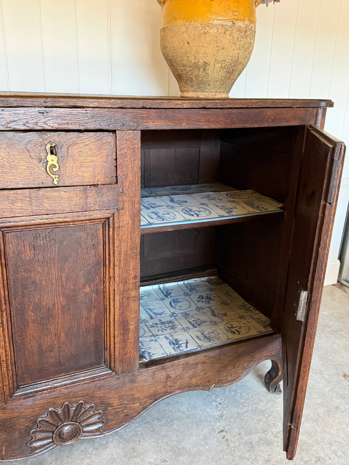 French Oak Sideboard c.1800