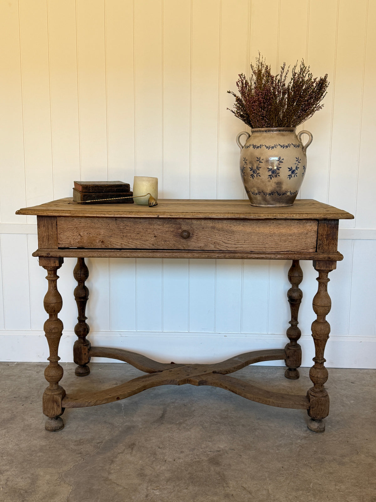 French Oak Side Table c.1850