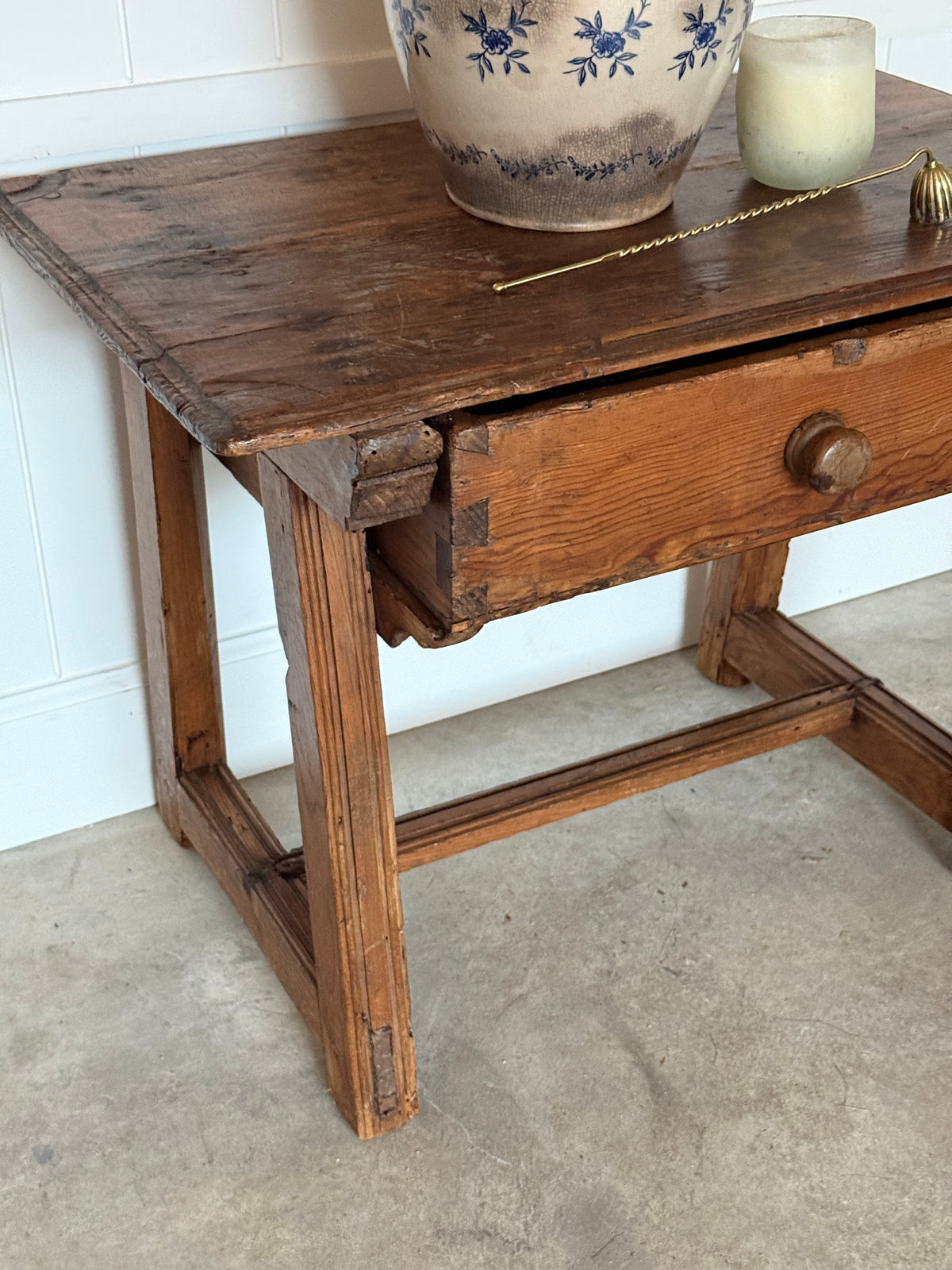Antique Spanish Chestnut Table