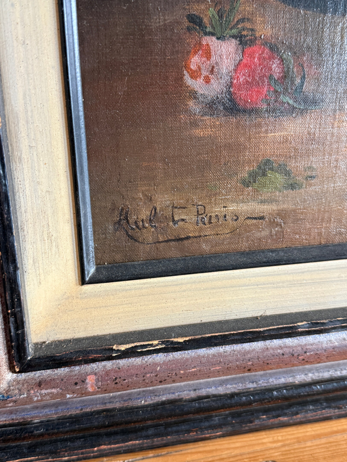 Original French Still Life Oil Painting ￼