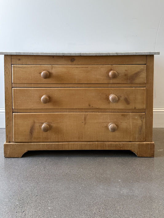 Antique Marble Top Dresser