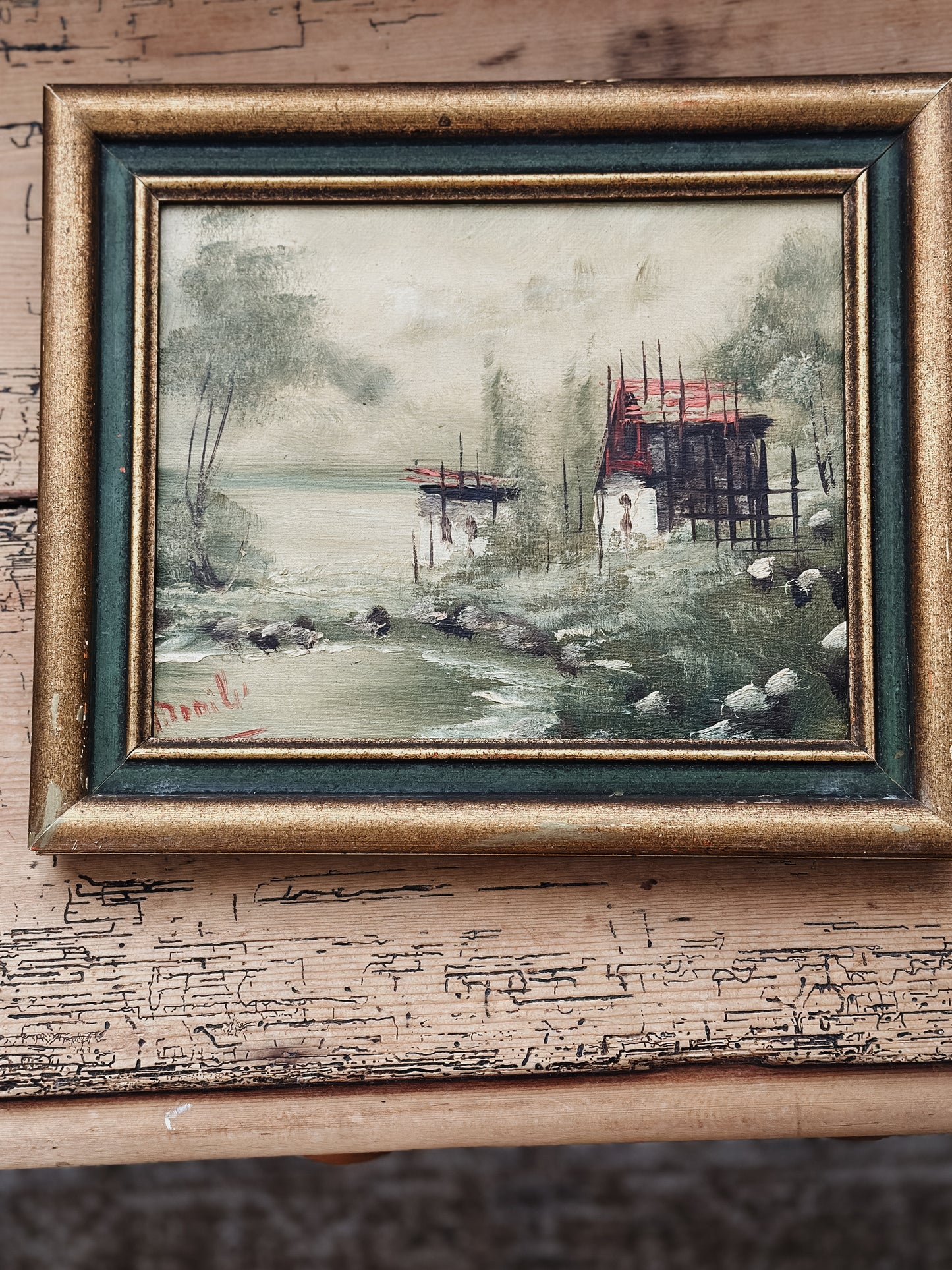 Original Vintage Oil Painting, by Monili