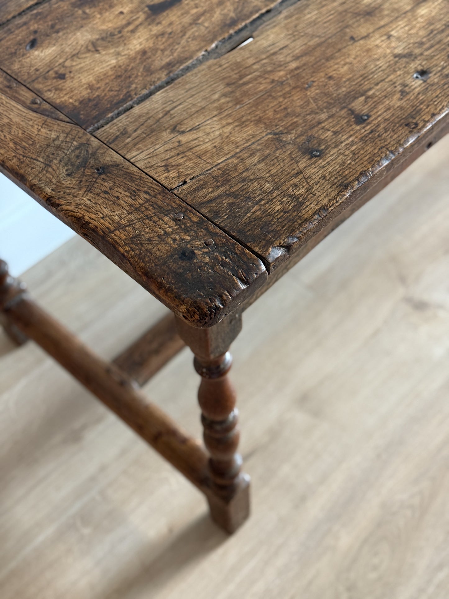 Antique French Oak Serving Table/Console