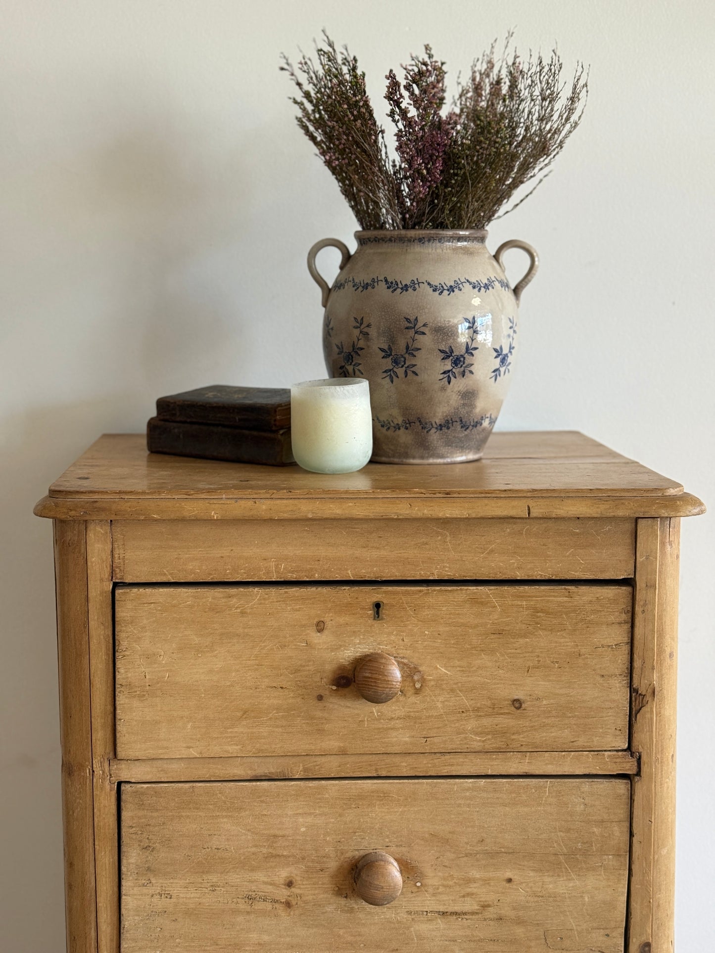 Antique English Pine Dresser/Chest of Drawers