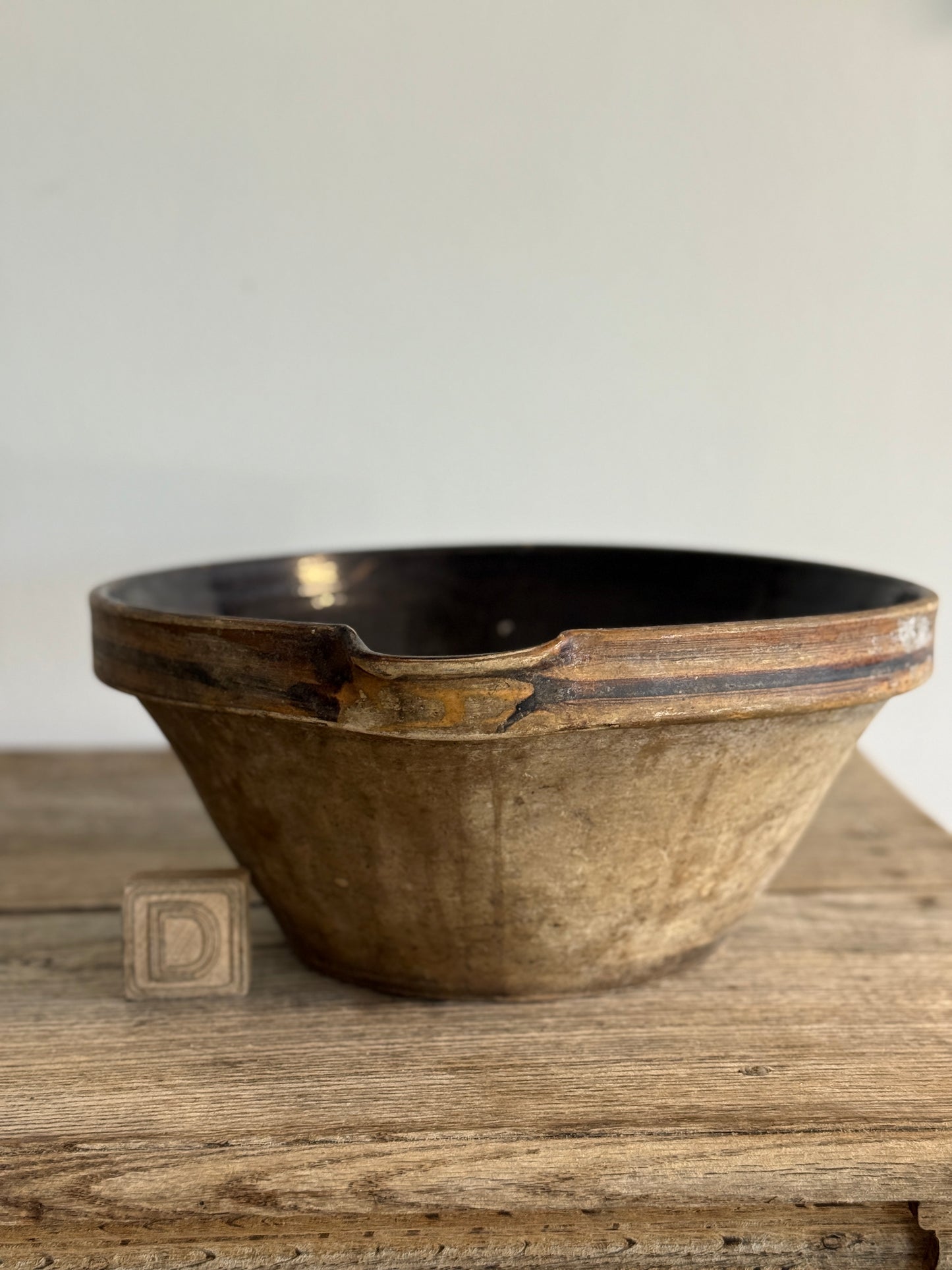 Antique French Dairy/Tian Bowls