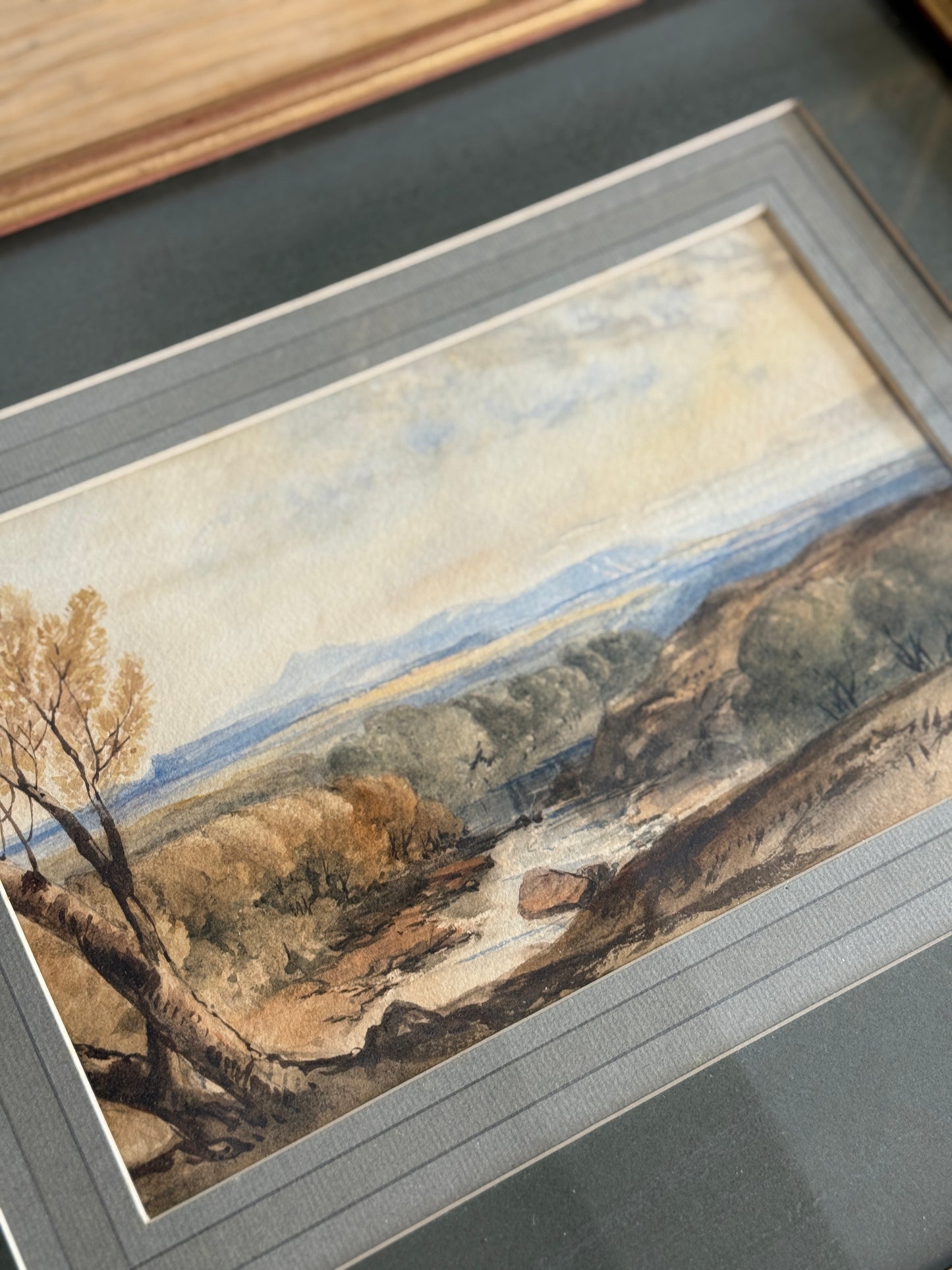 19th Century Original English Watercolor Painting, by R.P. Leitch