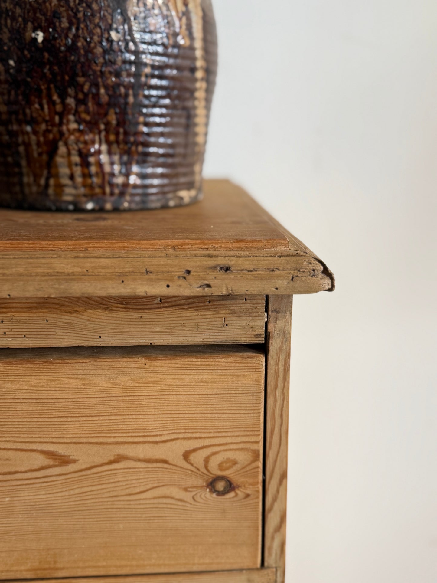 Antique English Pine Dresser/Chest of Drawers