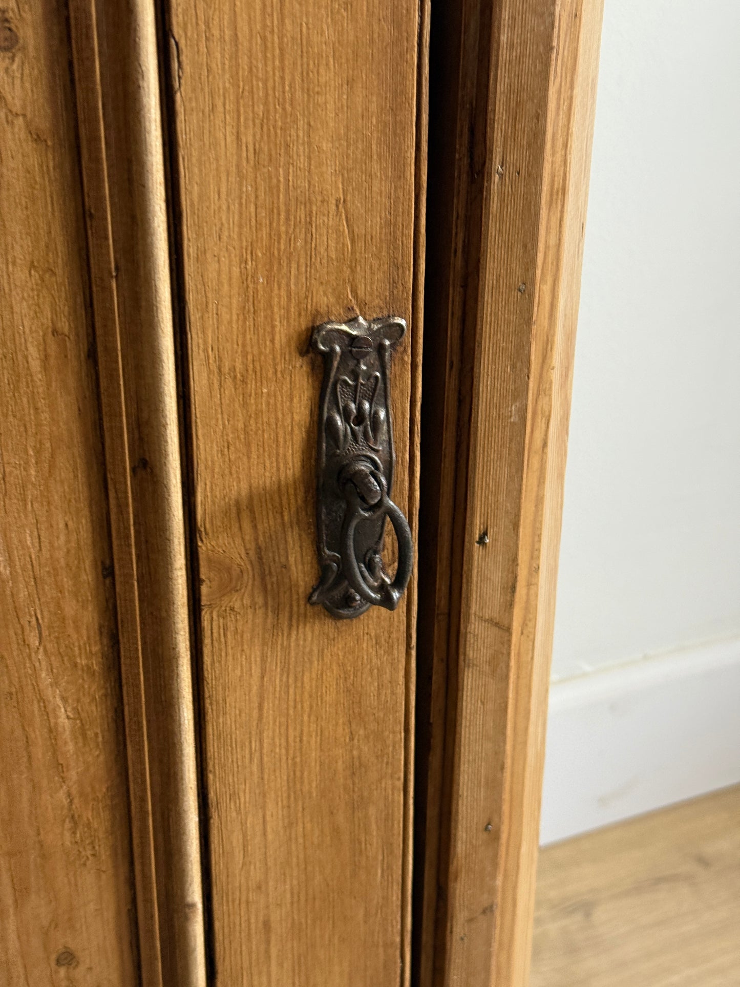 Antique English Corner Cupboard