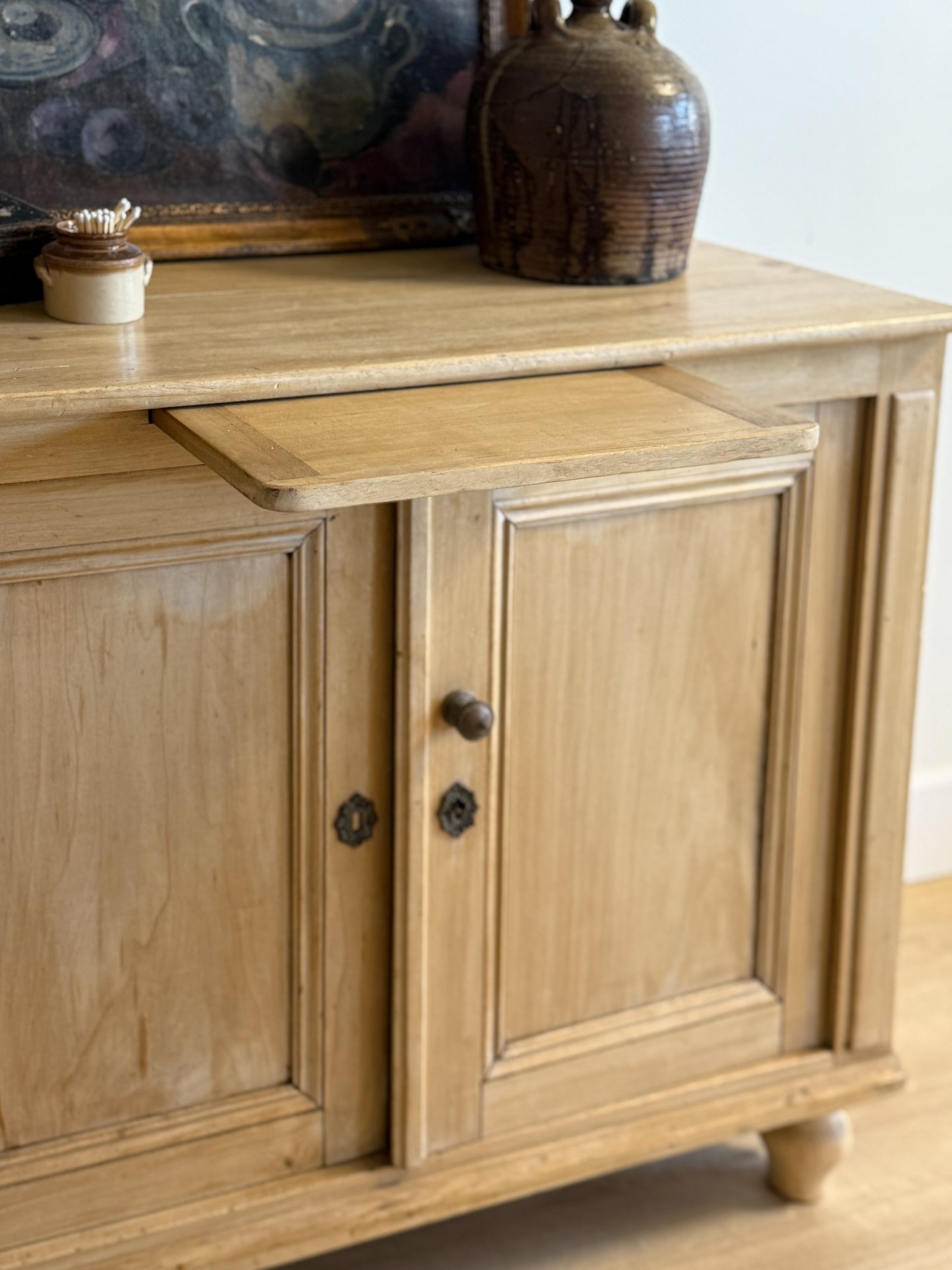 Antique English Pine Sideboard