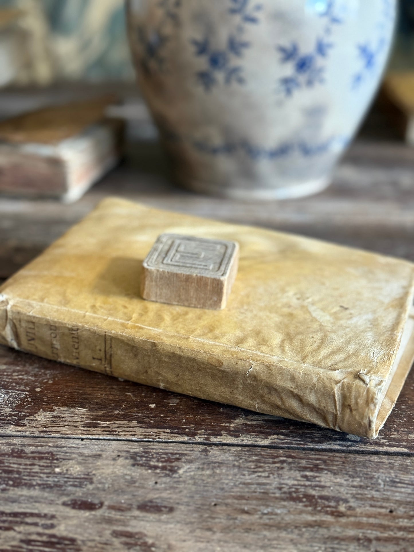 Rare Antique 18th Century Spanish Vellum Books