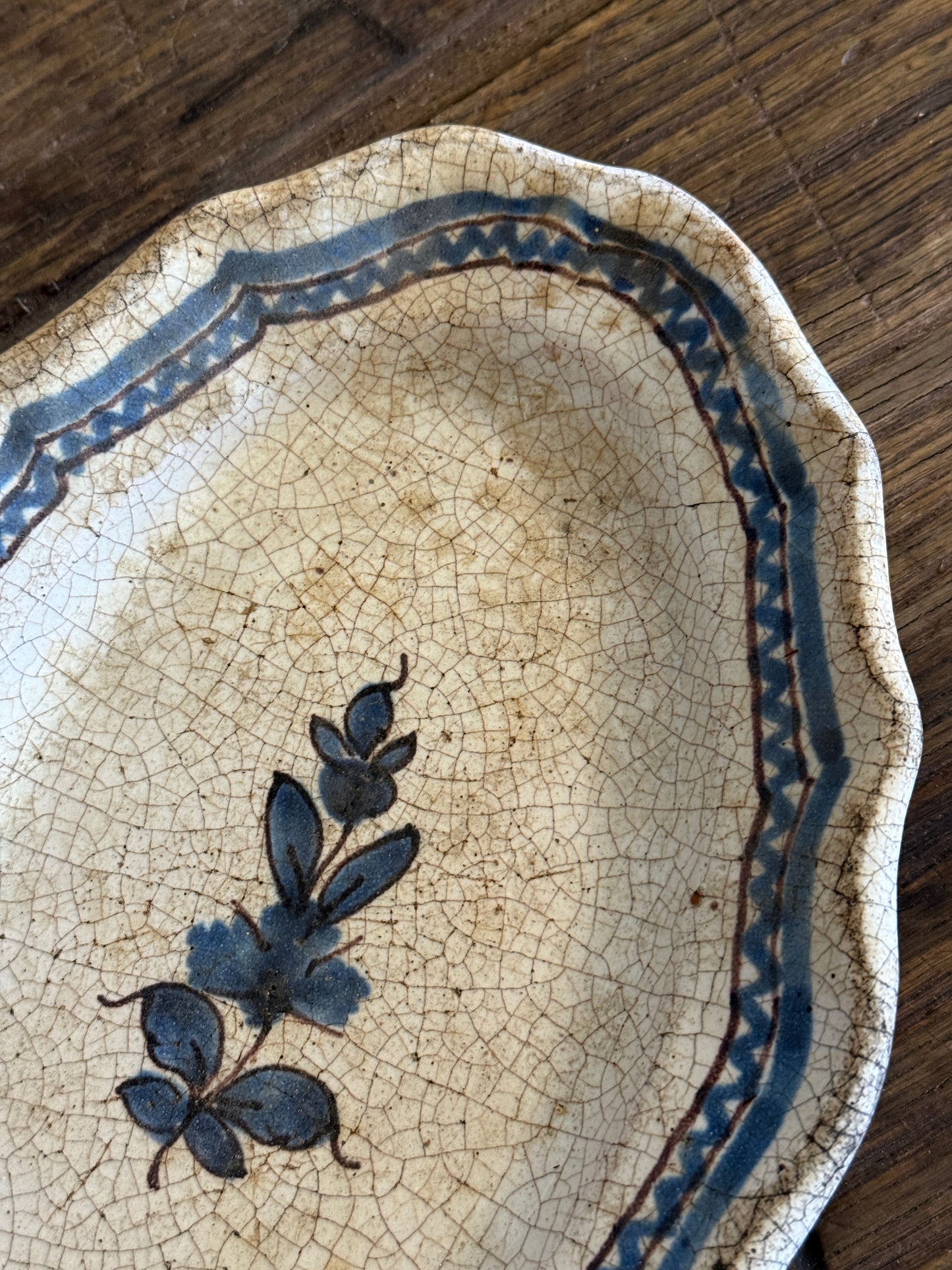 Rare 18th c. French Rouen Plates - Forges Les Eaux