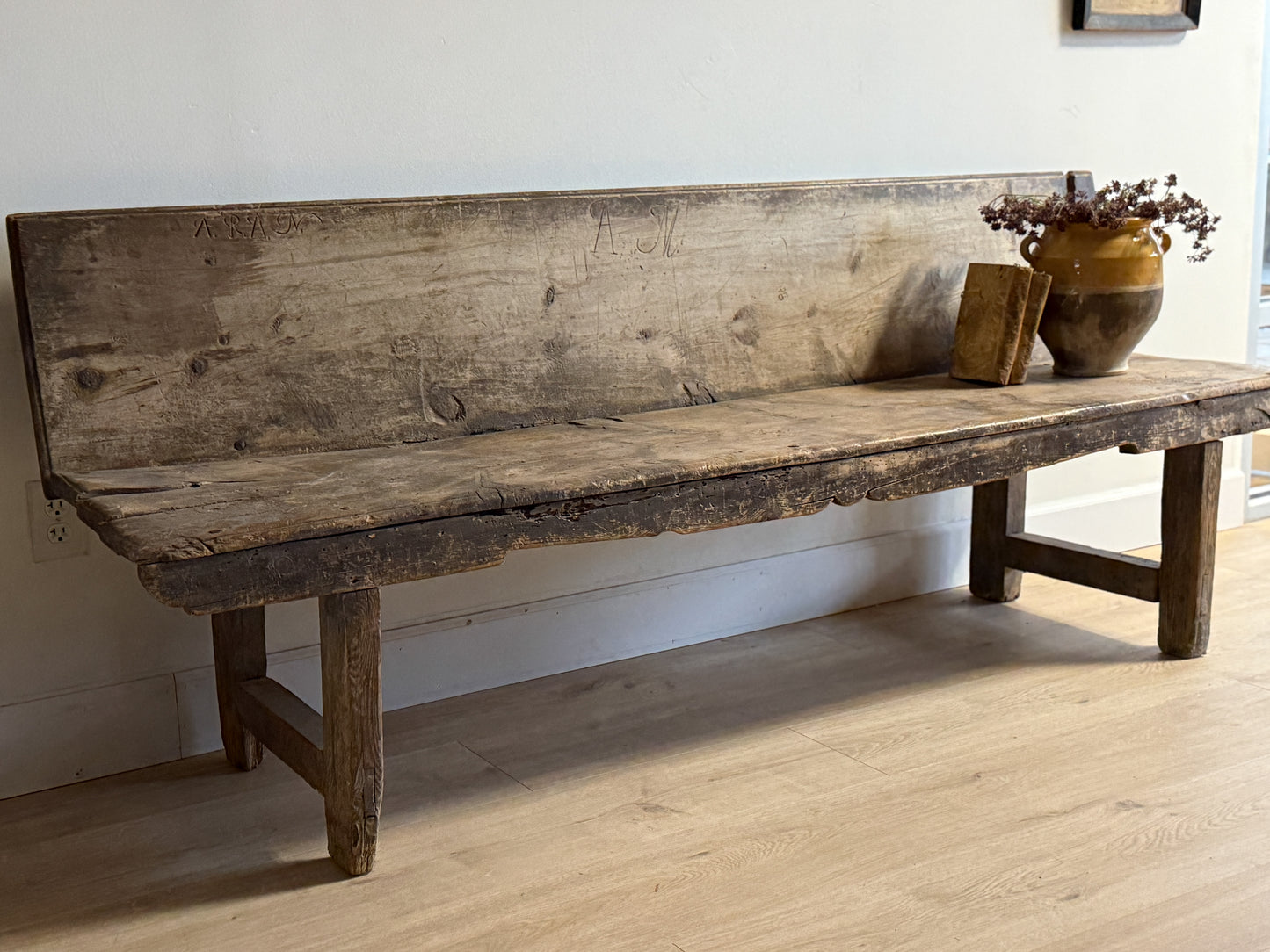 18th c. Spanish Catalan Bench