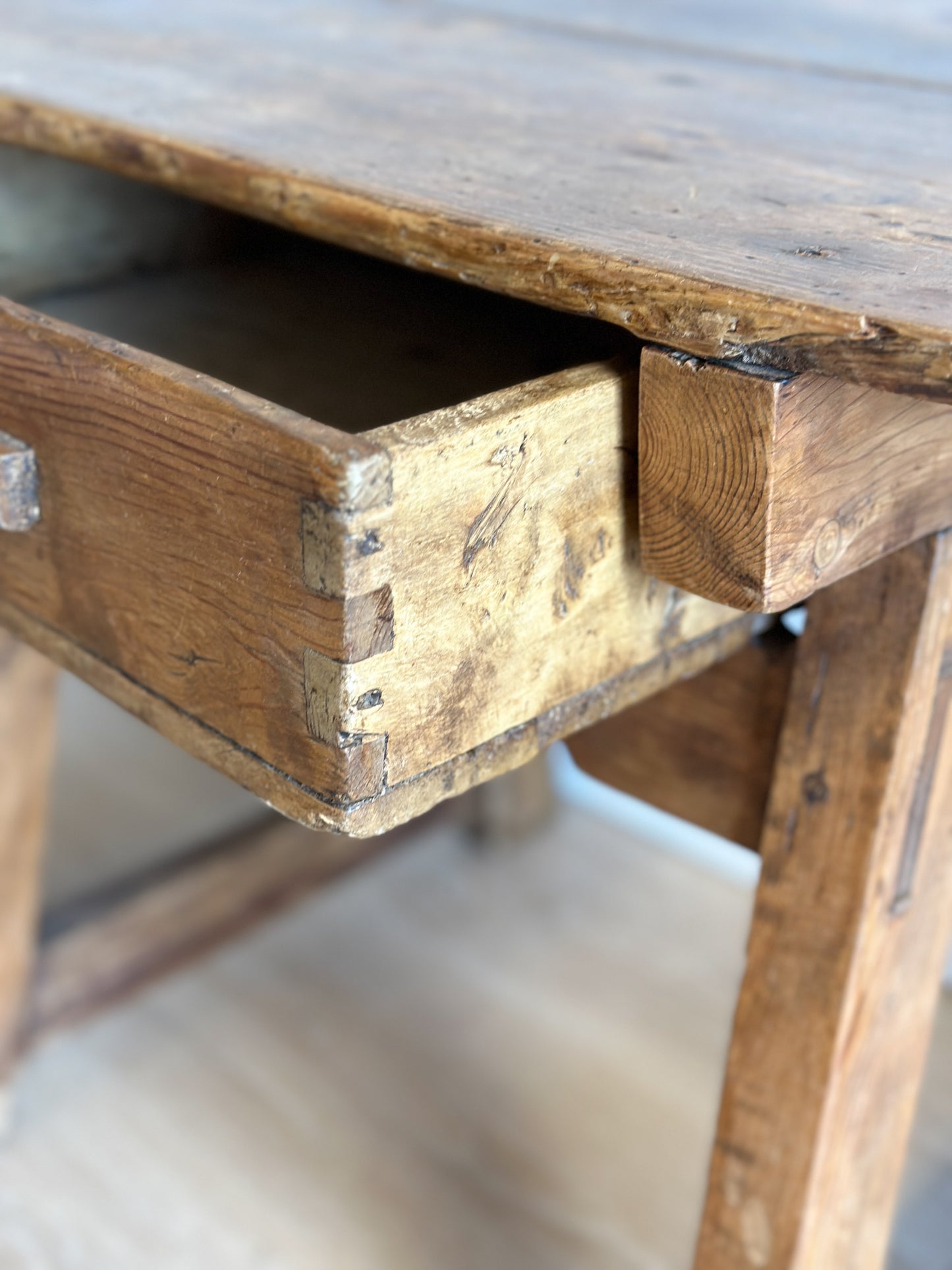 Antique Spanish End Table