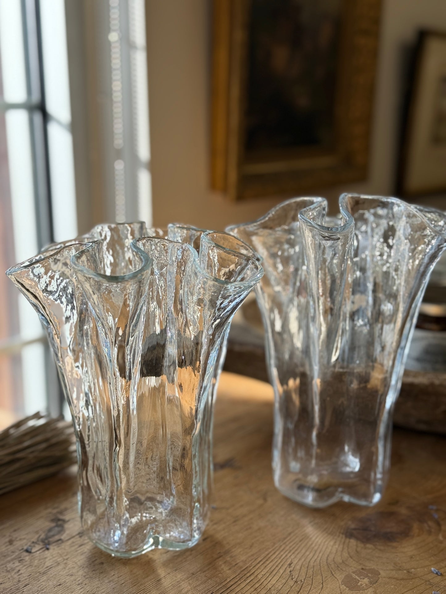 Vintage Hand Blown Finnish Vases
